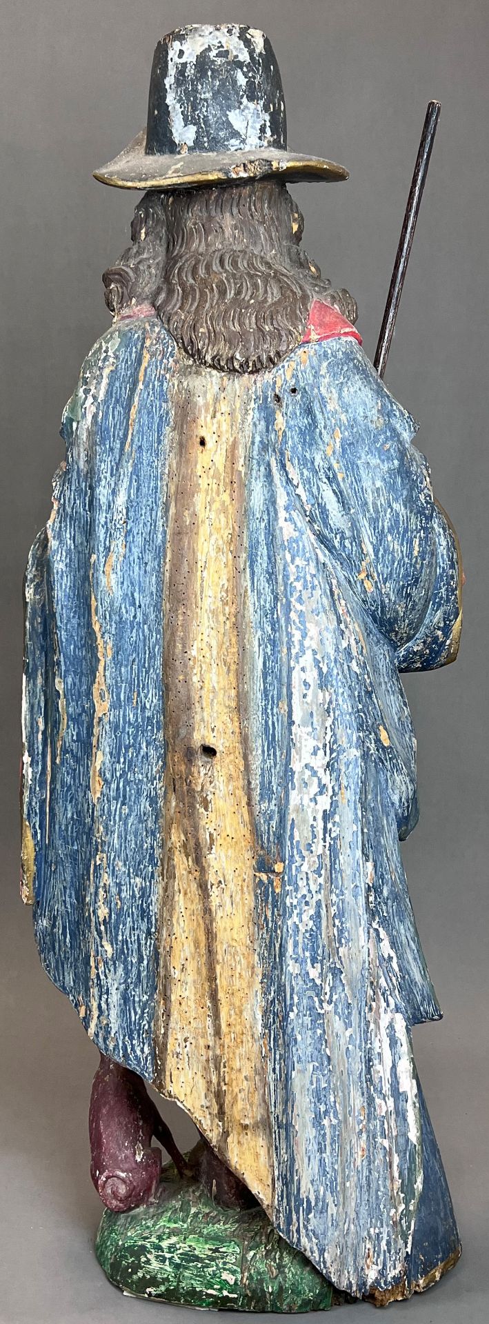 Holzfigur. Hl. Petrus Claver Apostel der Neger. 17. Jahrhundert. Flämisch-Brabant. - Bild 3 aus 11