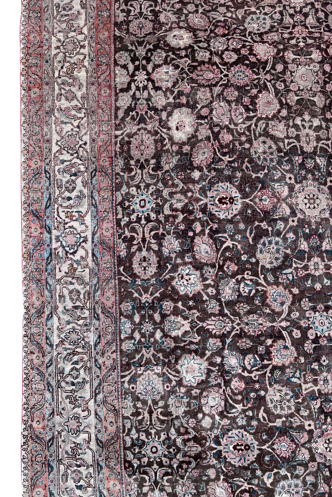 Decorative rug. Antique. Around 1900. - Image 5 of 19
