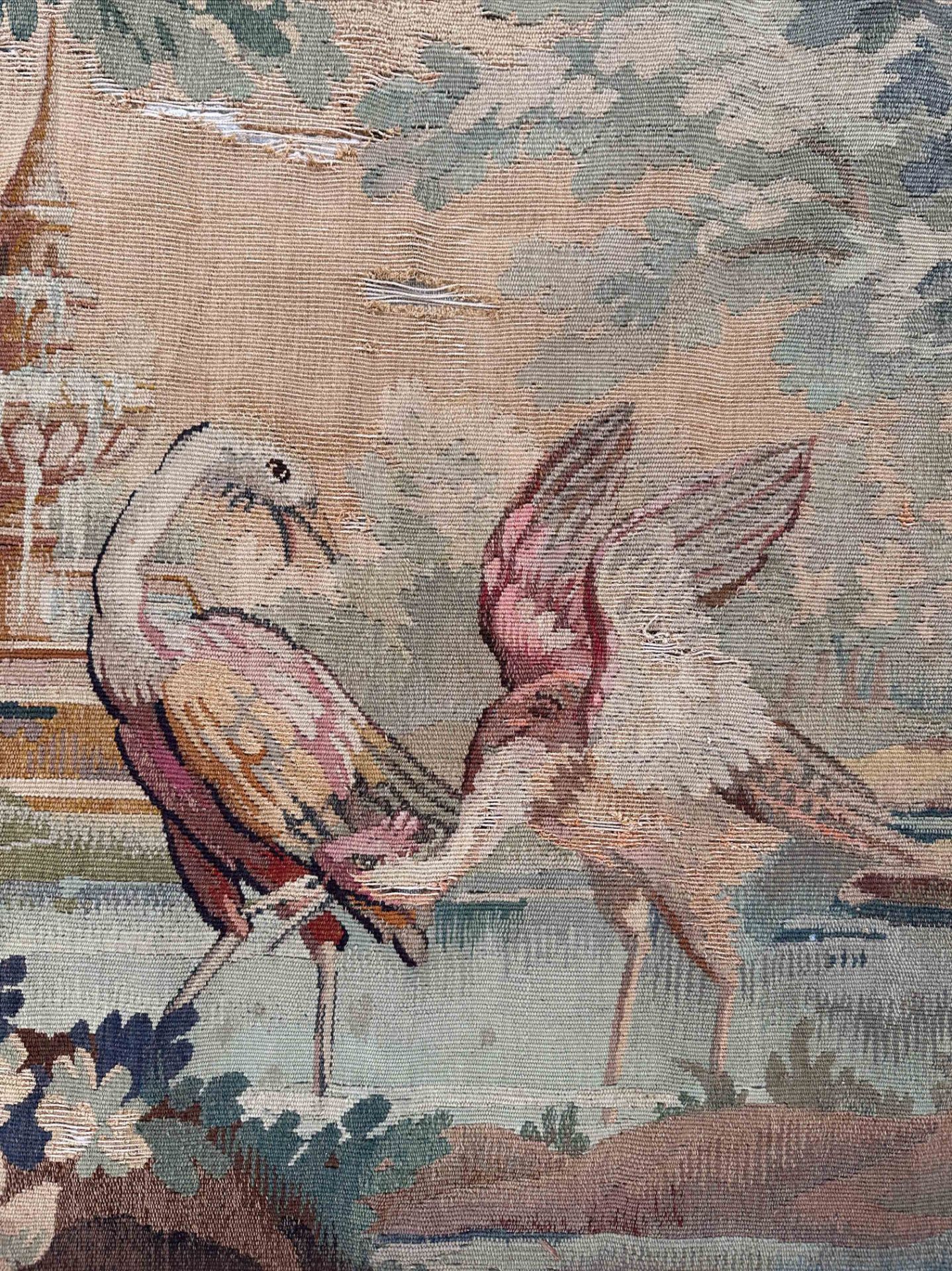 Tapestry. Europe. 20th century. Pair of birds. - Image 9 of 11