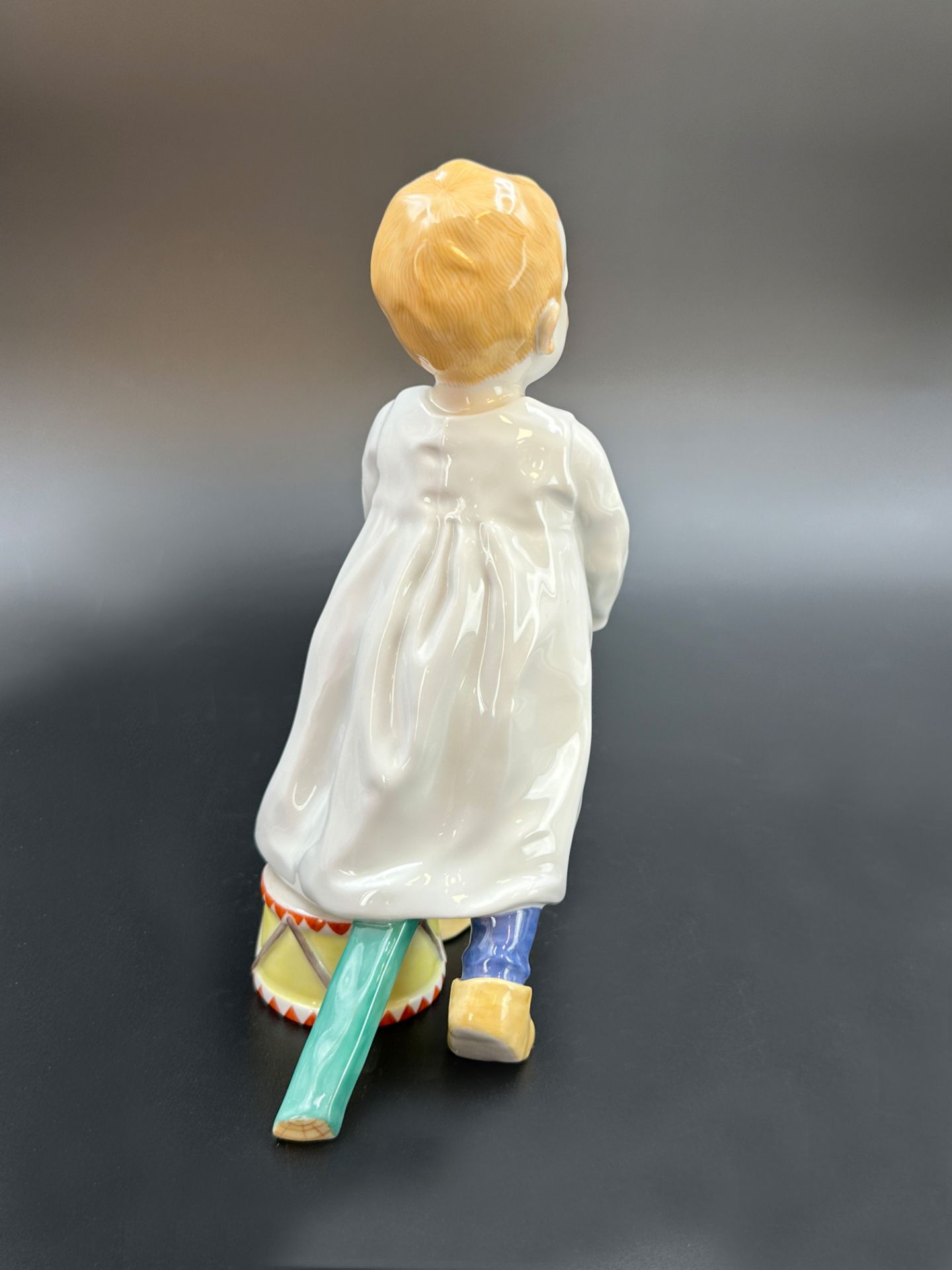 Hentschelkind. MEISSEN. "Kind mit Stecken und Trommel". 1. Wahl. 1980er Jahre. - Bild 6 aus 14