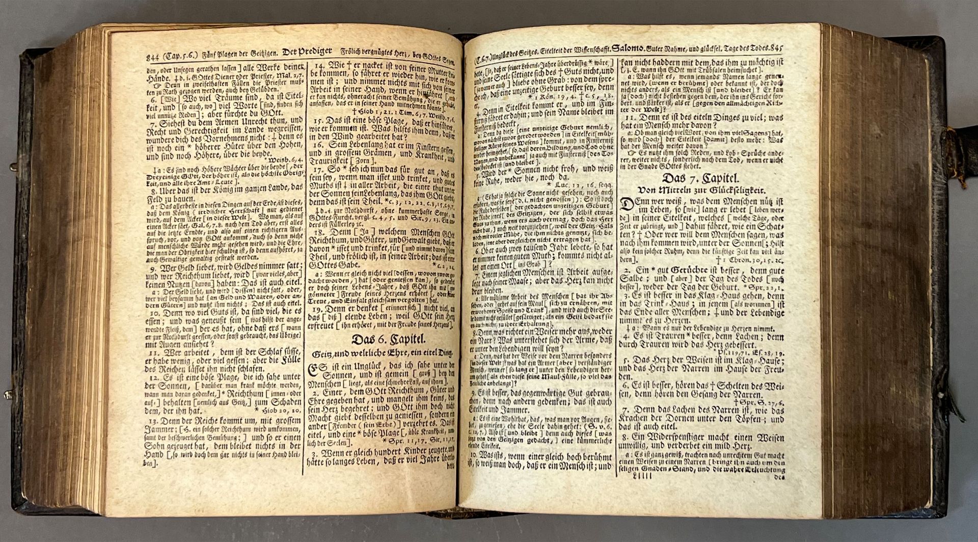 Bibel. "Das ist: Die ganze Heilige Schrift". 1740. - Bild 6 aus 12