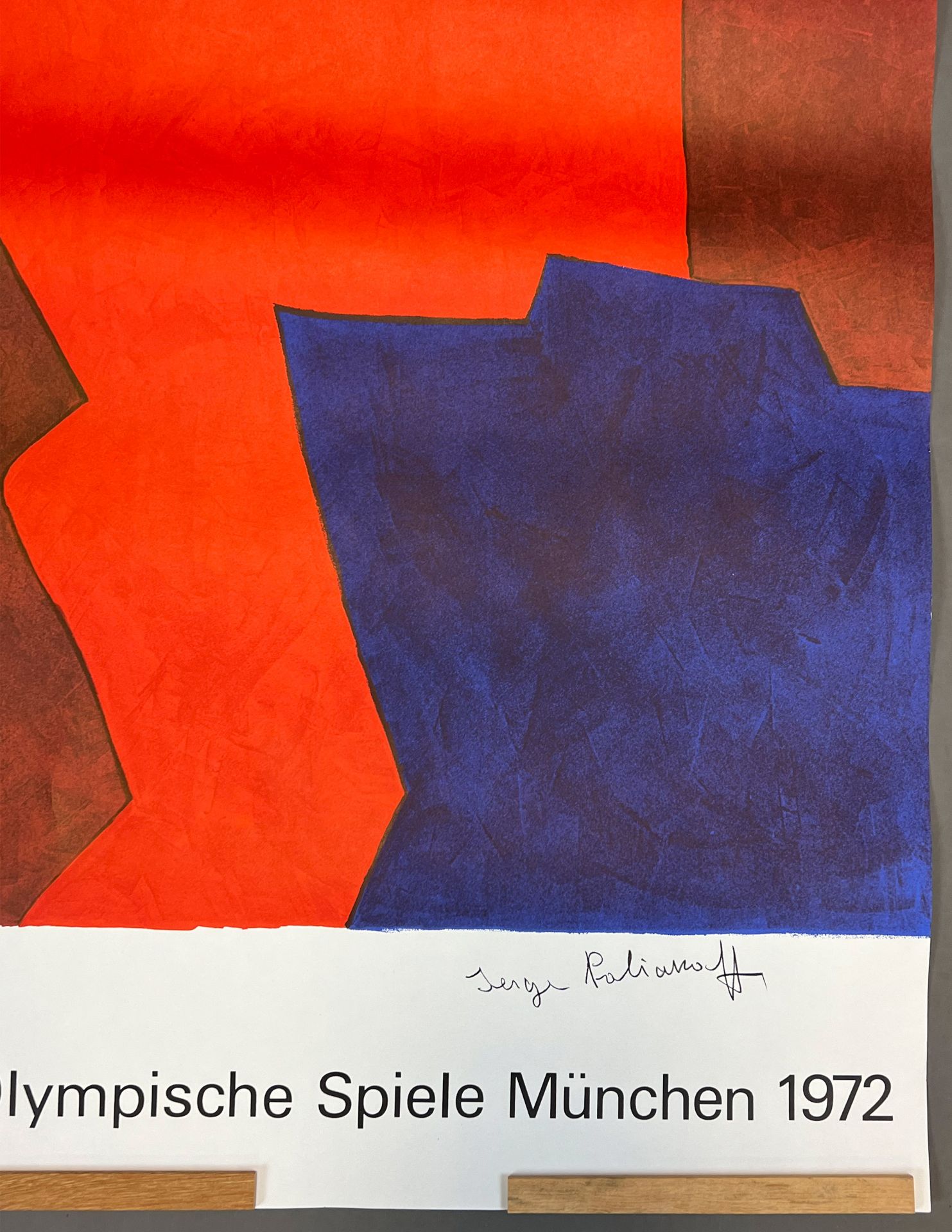 Serge POLIAKOFF (1900 - 1969). Plakat Olympiade München 1972. - Bild 6 aus 11