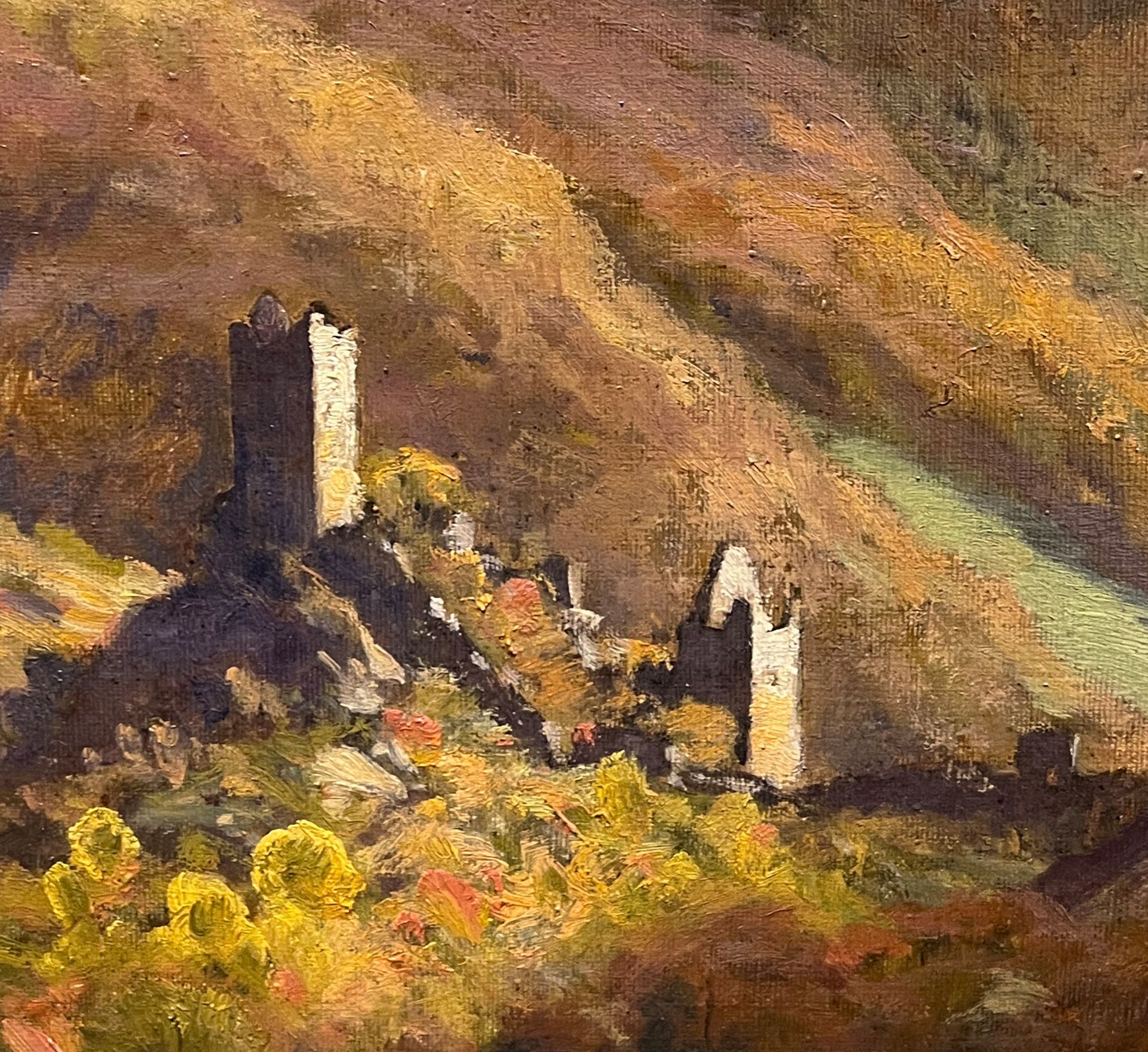 Paul PÜTZHOFEN-HAMBÜCHEN (1879 - 1939). View of the Manderscheid castles in the Eifel - Image 9 of 12