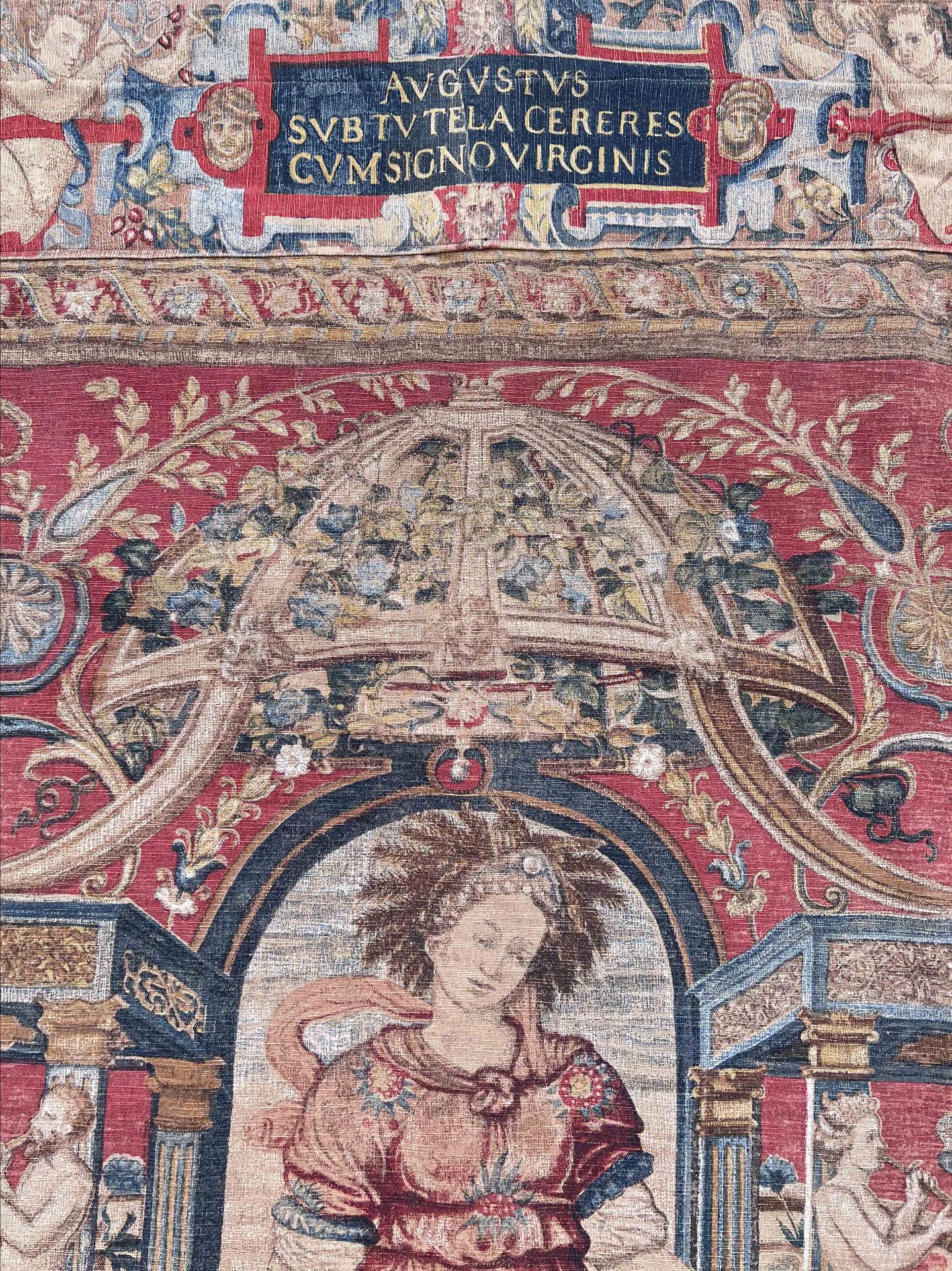 Textiler Wandteppich im französischen Stil. 20. Jahrhundert. - Bild 5 aus 17