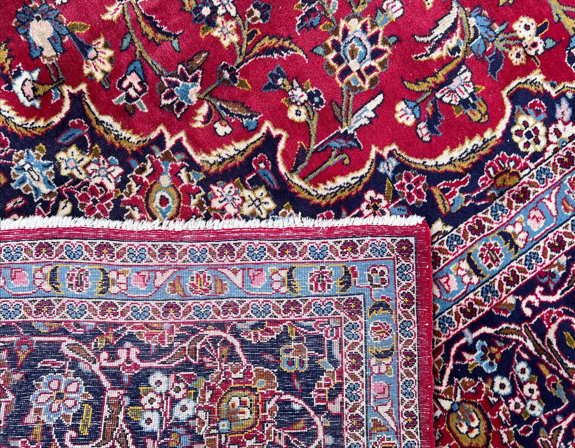 Large Keshan. Oriental carpet. Circa 1950. - Image 16 of 17