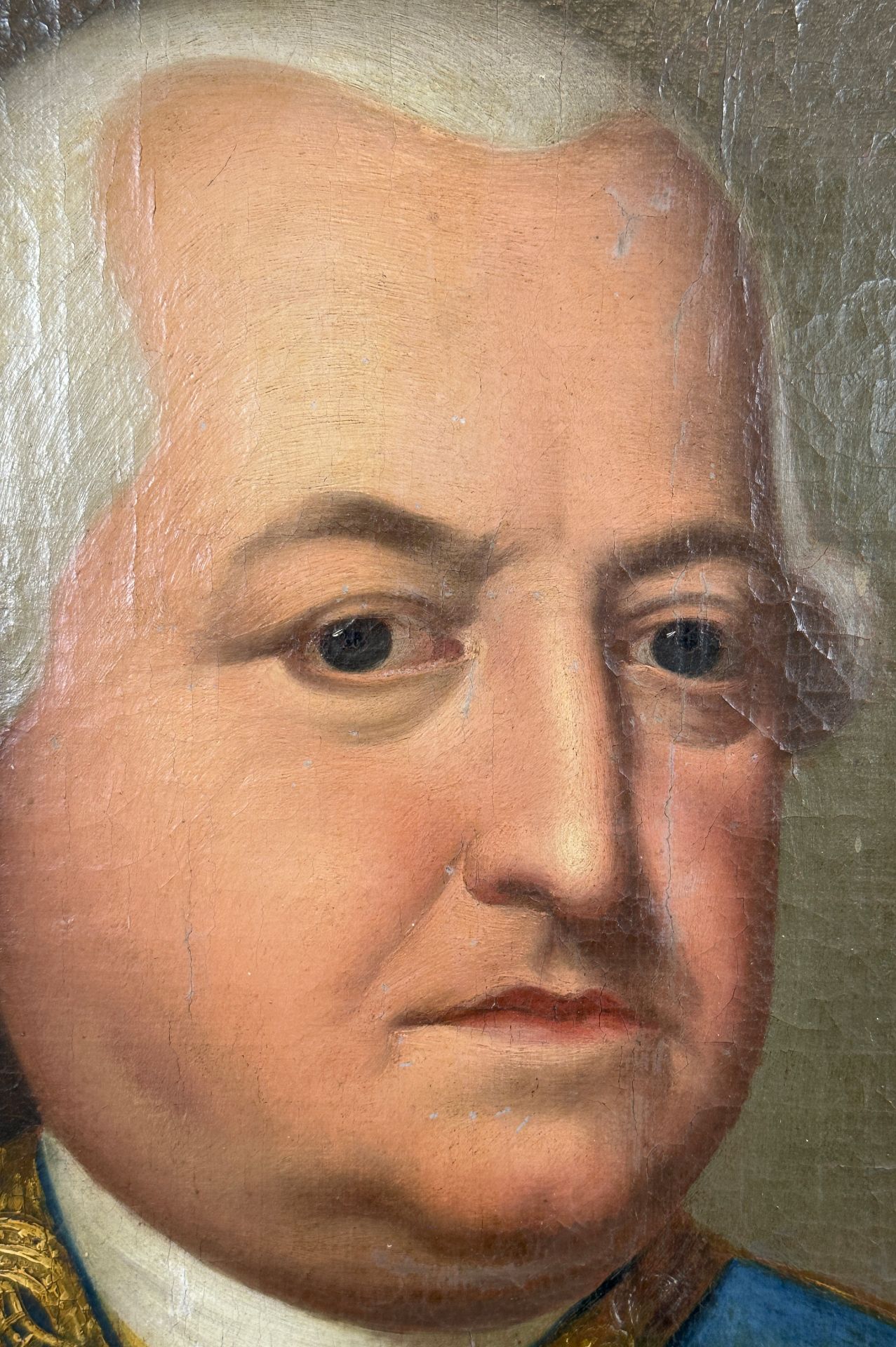 UNSIGNIERT (XVIII - XIX). Portrait von Franz Ludwig Anselm v. Breidbach-Bürresheim. Datiert 1796. - Bild 7 aus 15