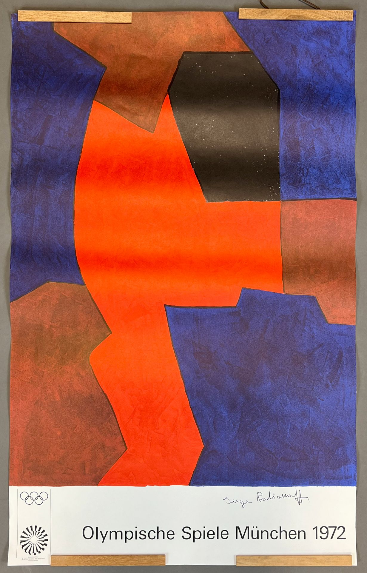 Serge POLIAKOFF (1900 - 1969). Poster for the 1972 Munich Olympics. - Image 2 of 11