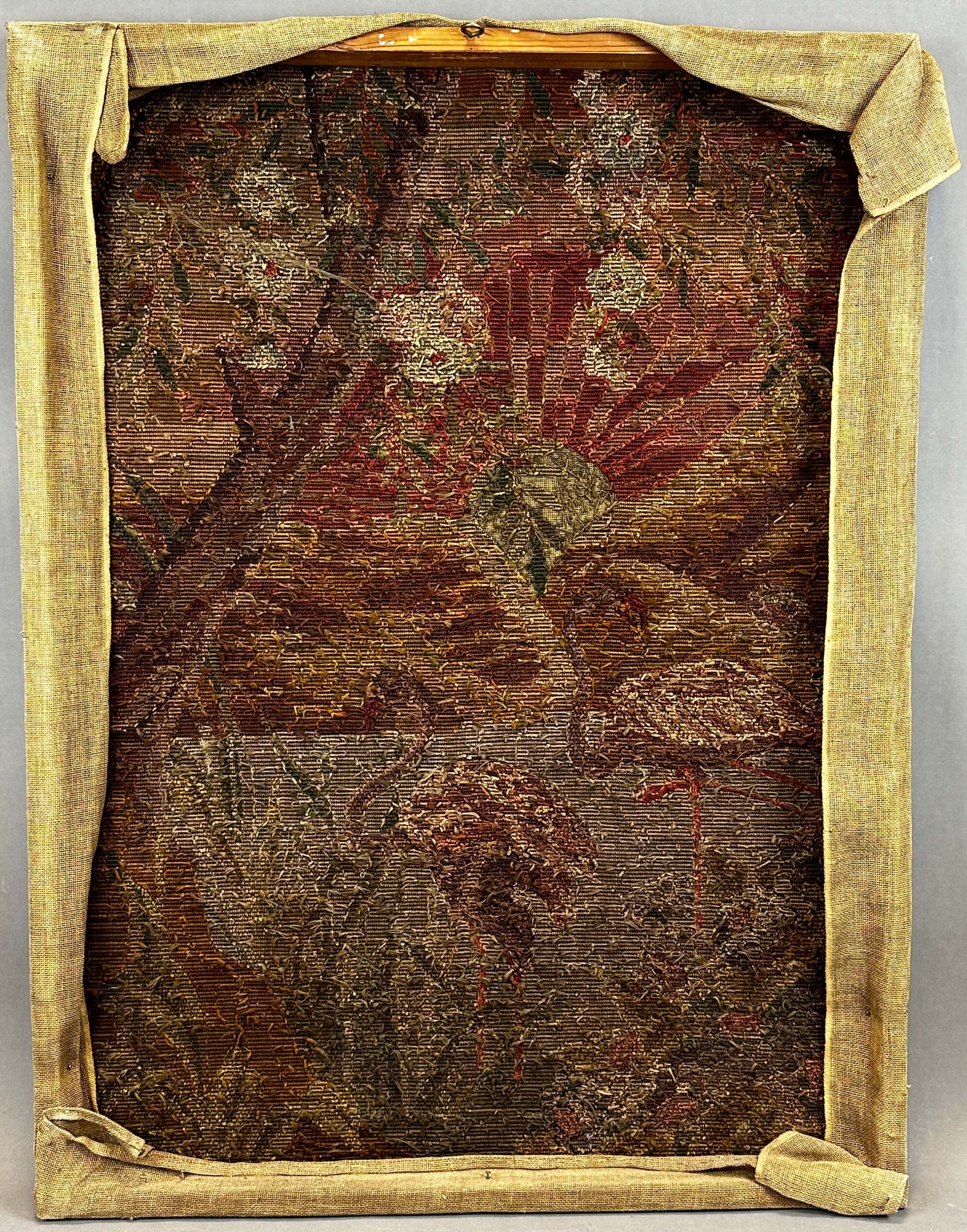 Gros-Point embroidery. Europe. Approximately 100 years old. - Image 10 of 10