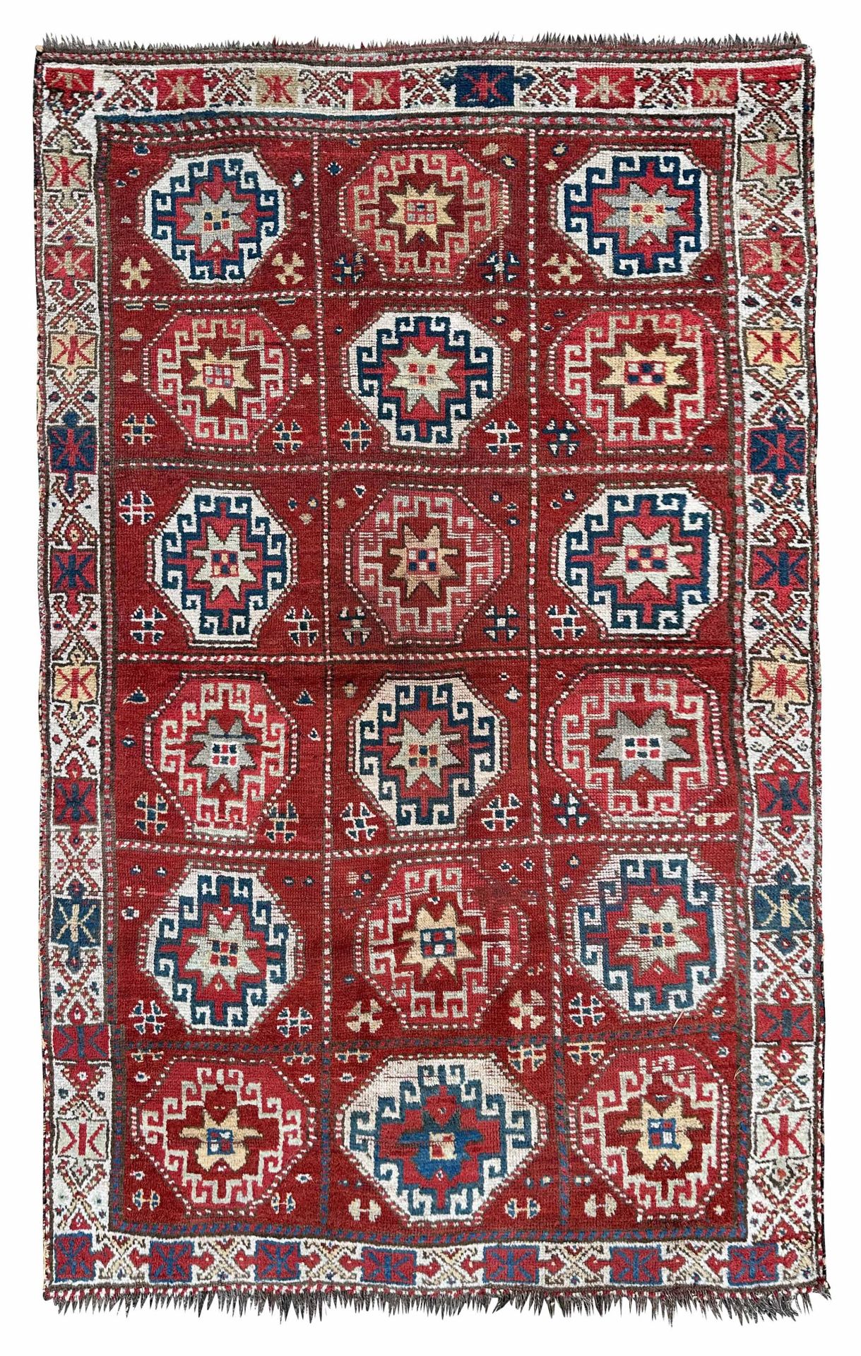 Village rug. Anatolia. Around 1900.