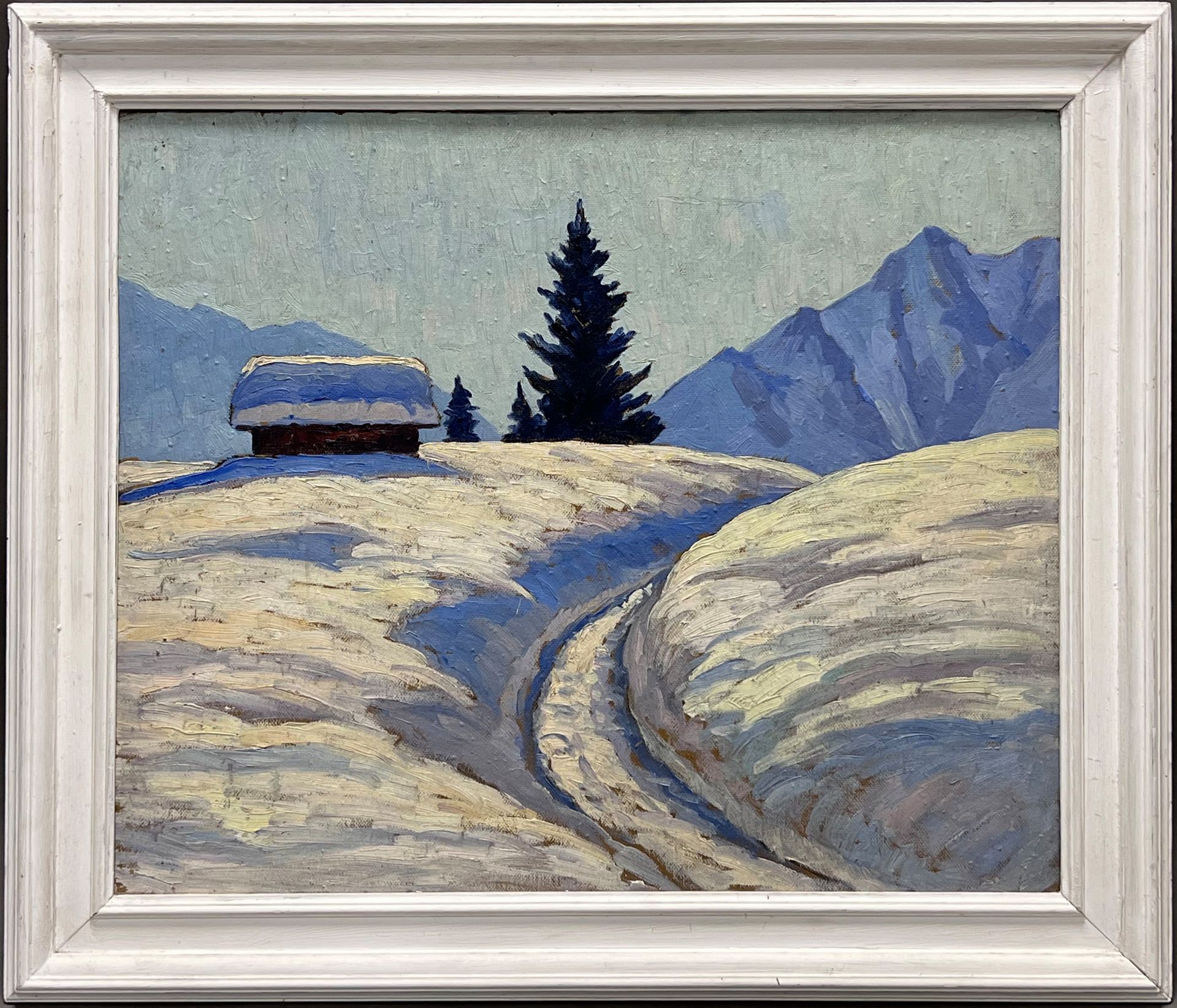 Elfriede JUNGK (1889 - 1954). Snowy mountain landscape. - Image 2 of 11