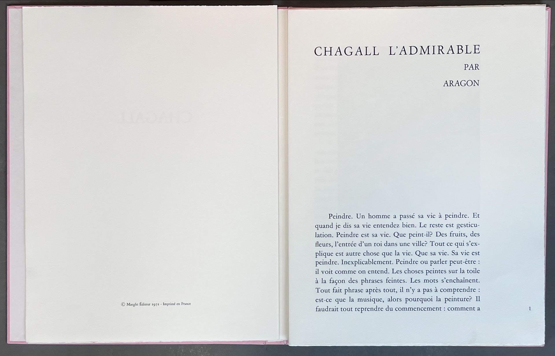 Derrière le Miroir. CHAGALL. Kunstzeitschrift. Verlag Maeght Éditeur. 1972. - Bild 4 aus 9