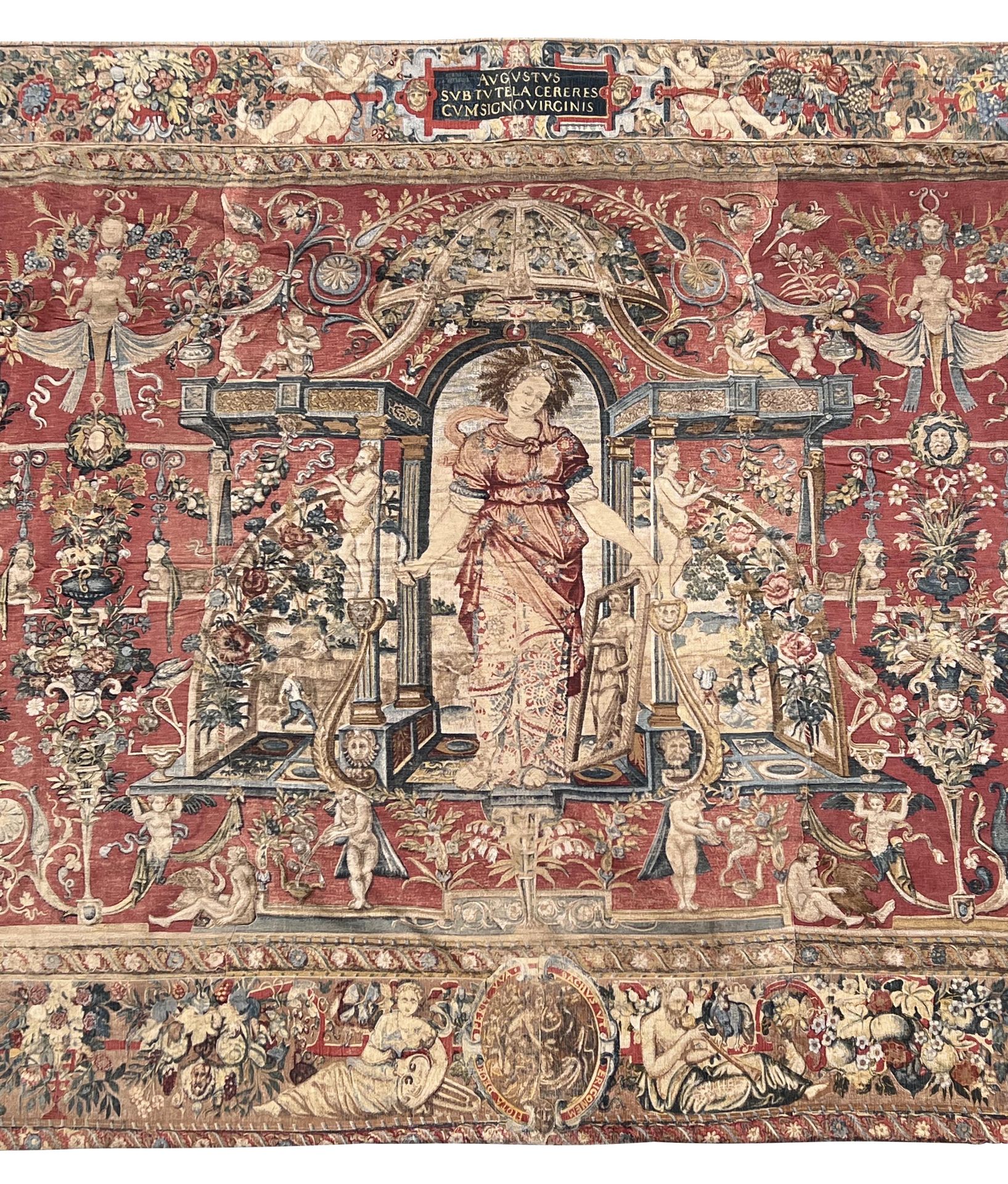 Textiler Wandteppich im französischen Stil. 20. Jahrhundert. - Bild 3 aus 17