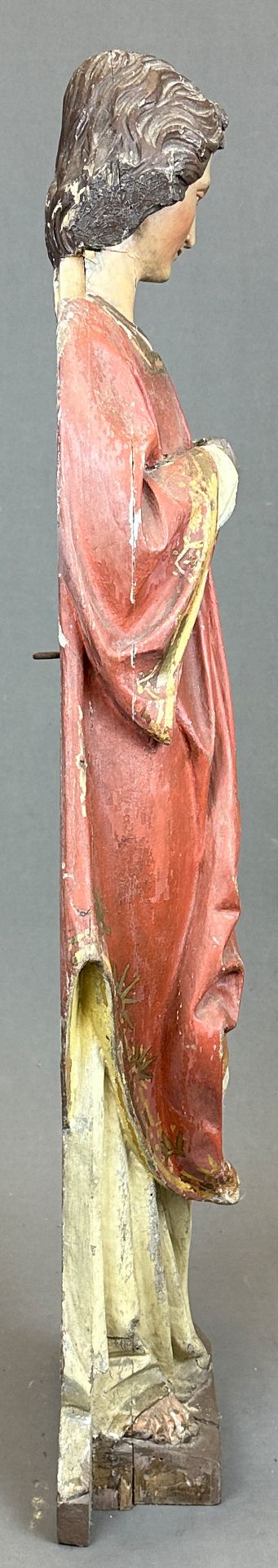 Wooden figure. St Nepomuk. 1st half of the 19th century. Germany. - Image 2 of 13