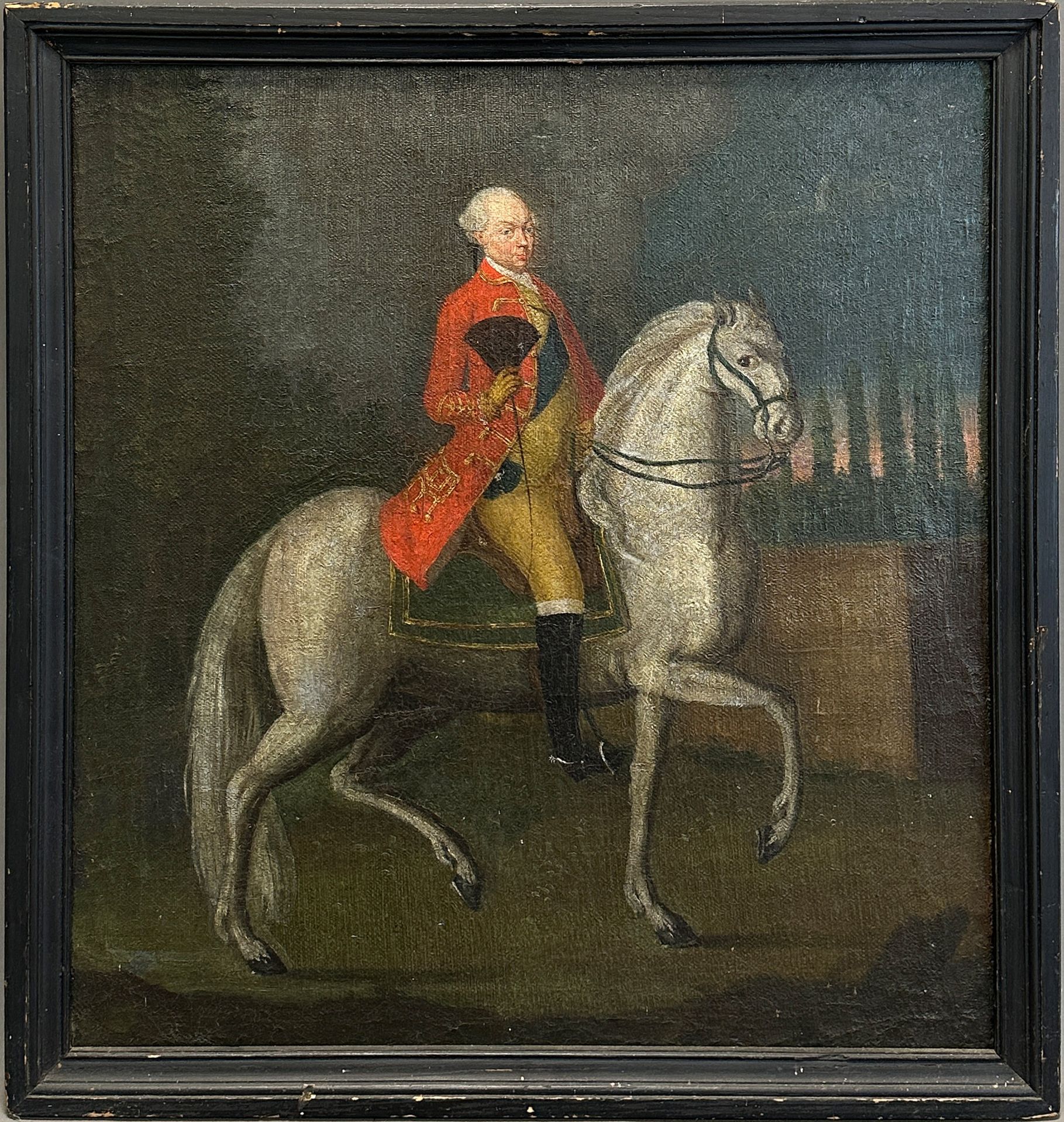 UNSIGNED (XVIII). Nobleman on horseback. 18th century. - Image 2 of 12