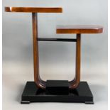 Two-tier side table. France. Art deco.