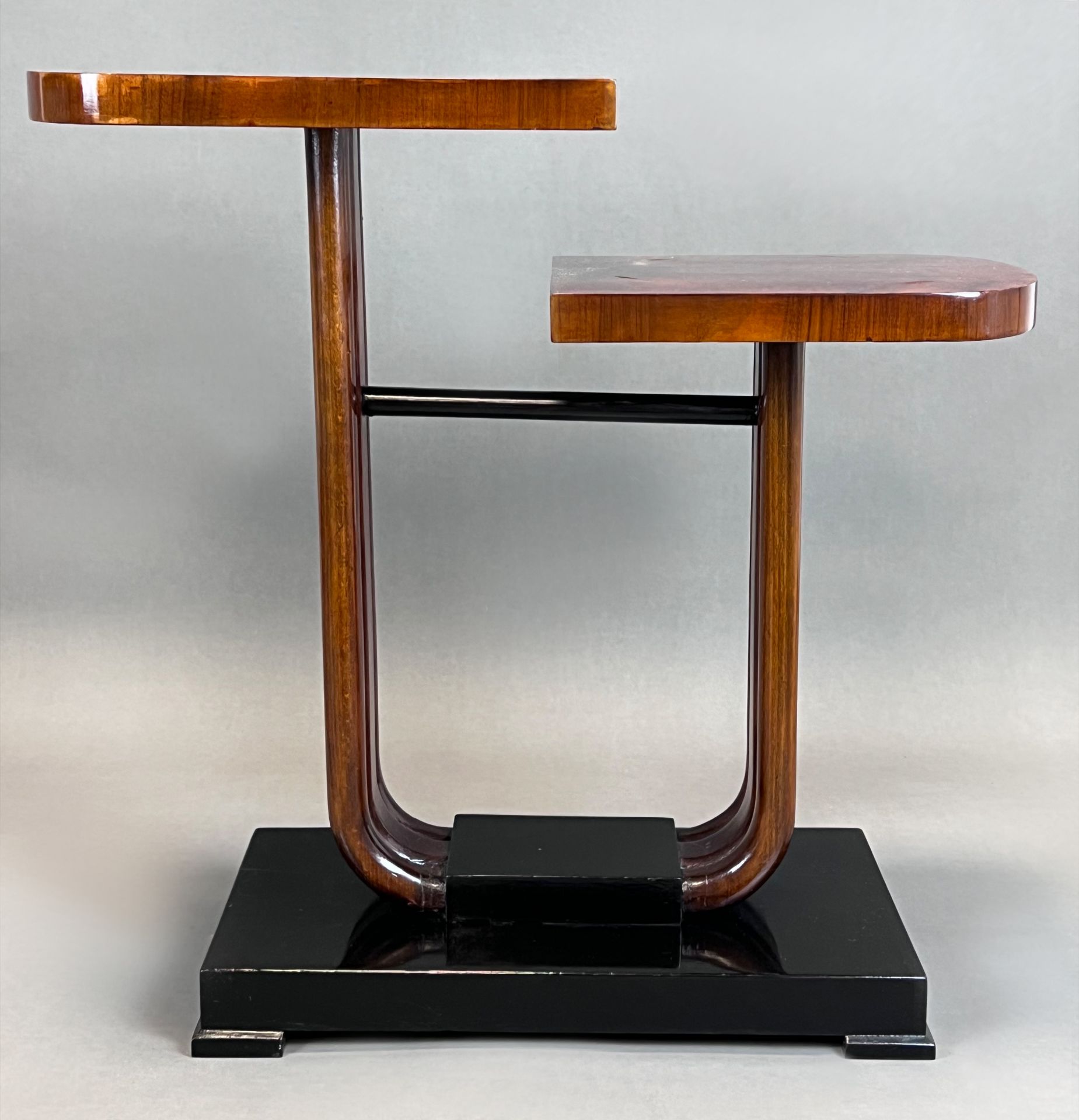 Two-tier side table. France. Art deco.