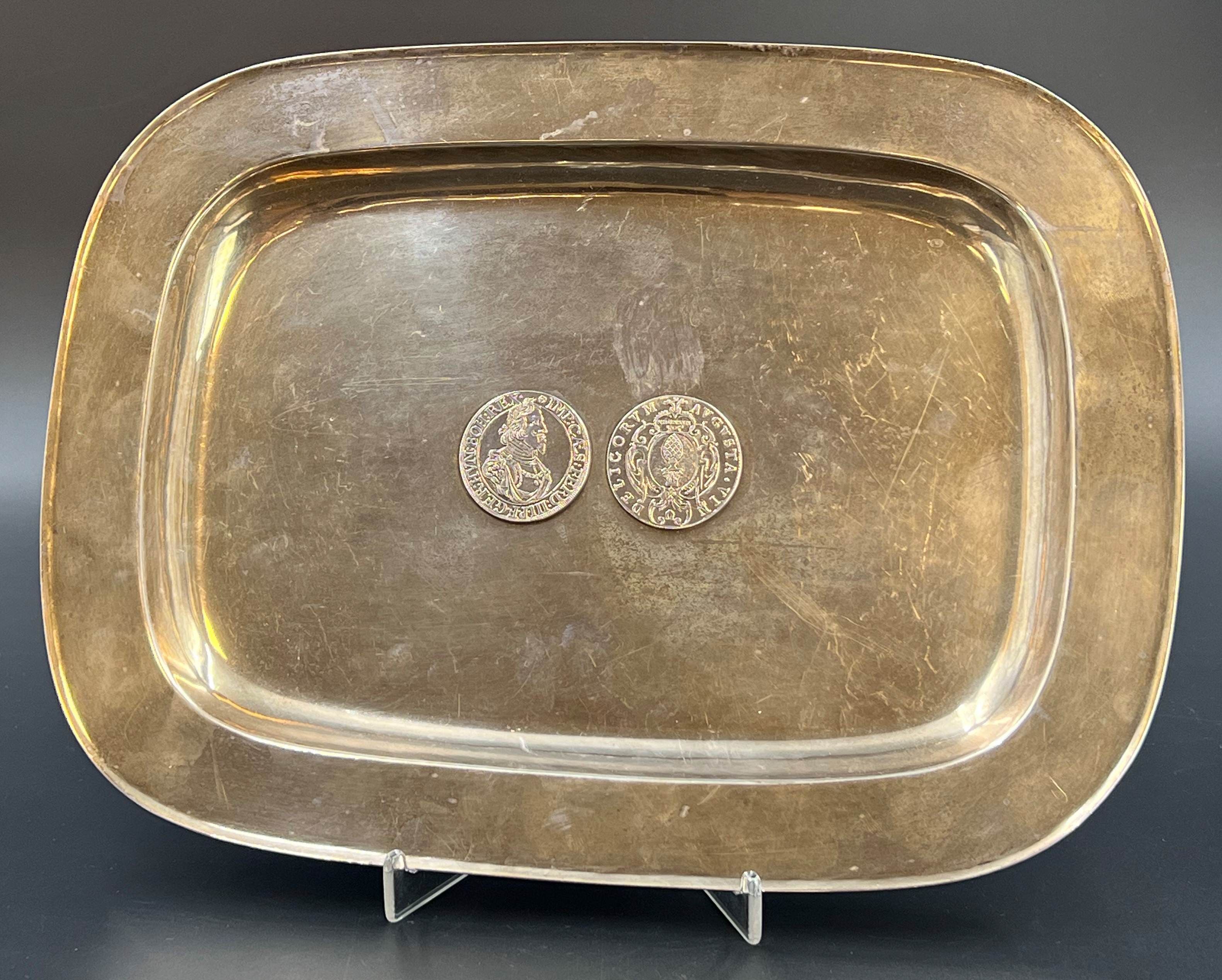Coin tray. 925 Sterling silver.