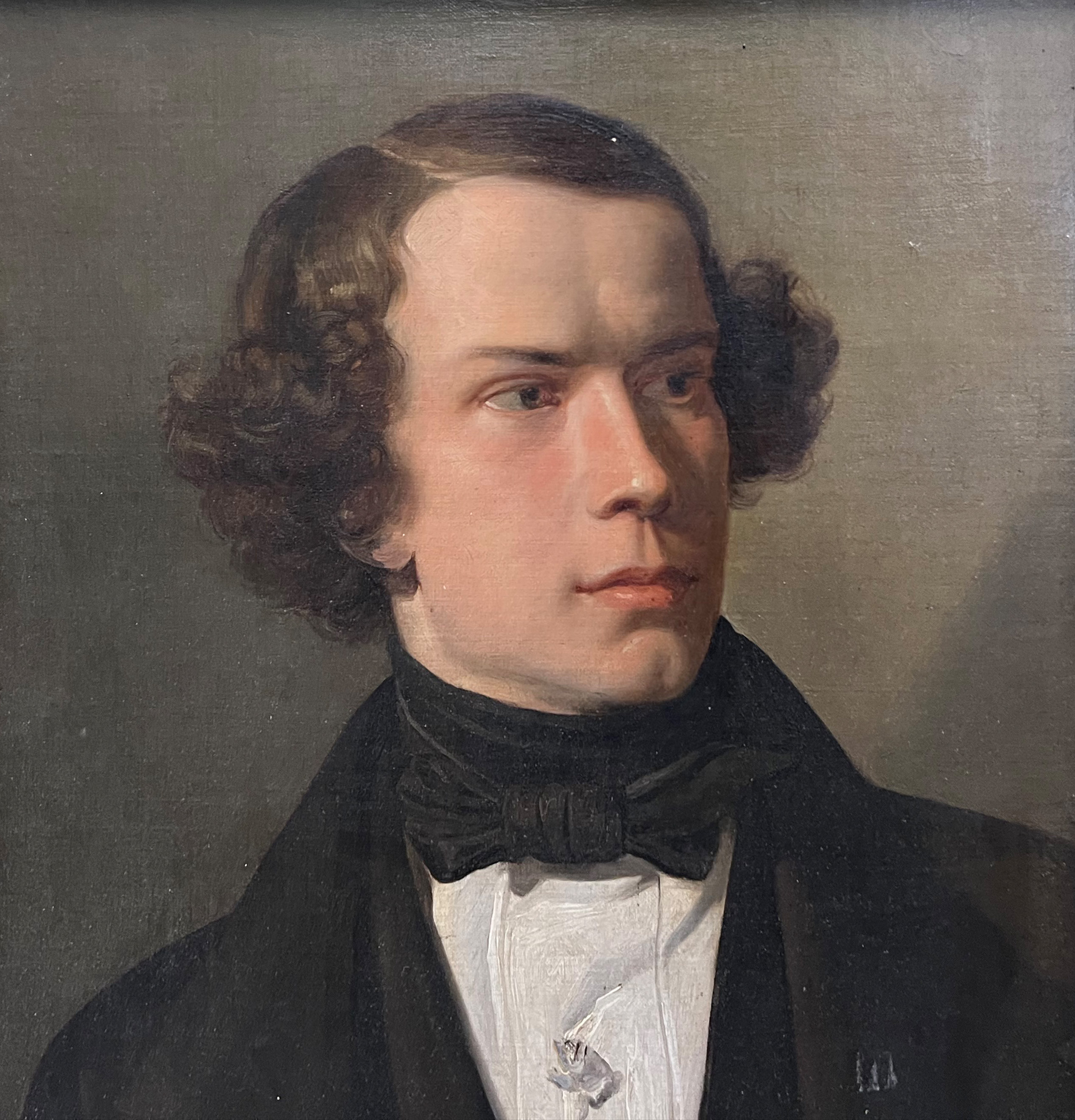 Attributed to Josef BERNERT (XIX). Self-portrait. - Image 3 of 10