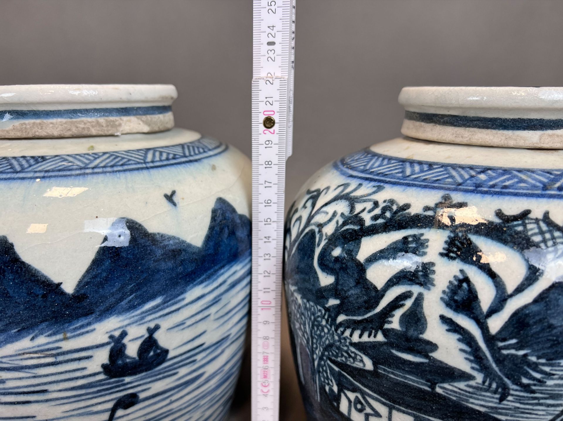 Two large ginger pots. China. 19th century. - Image 15 of 15