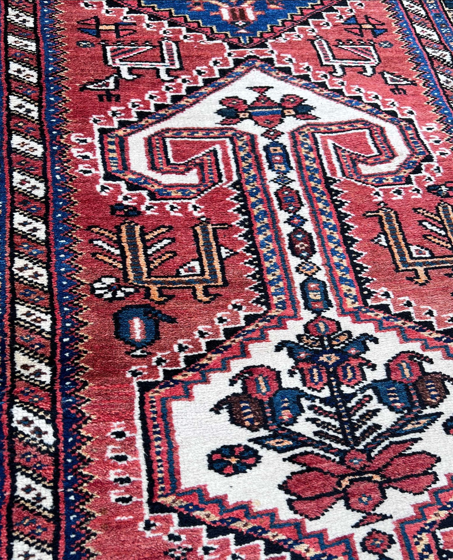 Nasrabath runner. Oriental carpet. Circa 1960. - Image 7 of 9