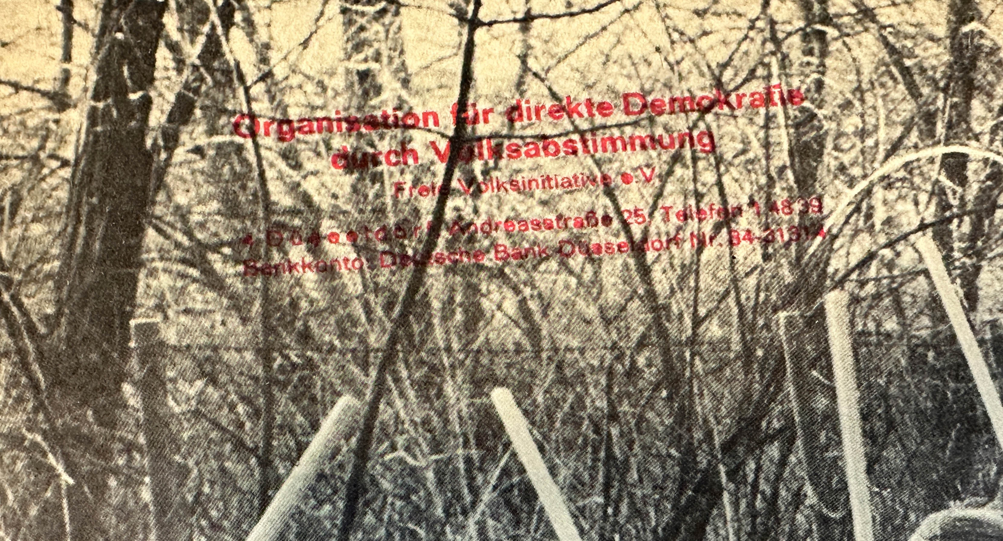 Joseph BEUYS (1921 - 1986). Plakat. "Rettet den Wald". 1971. - Bild 3 aus 5