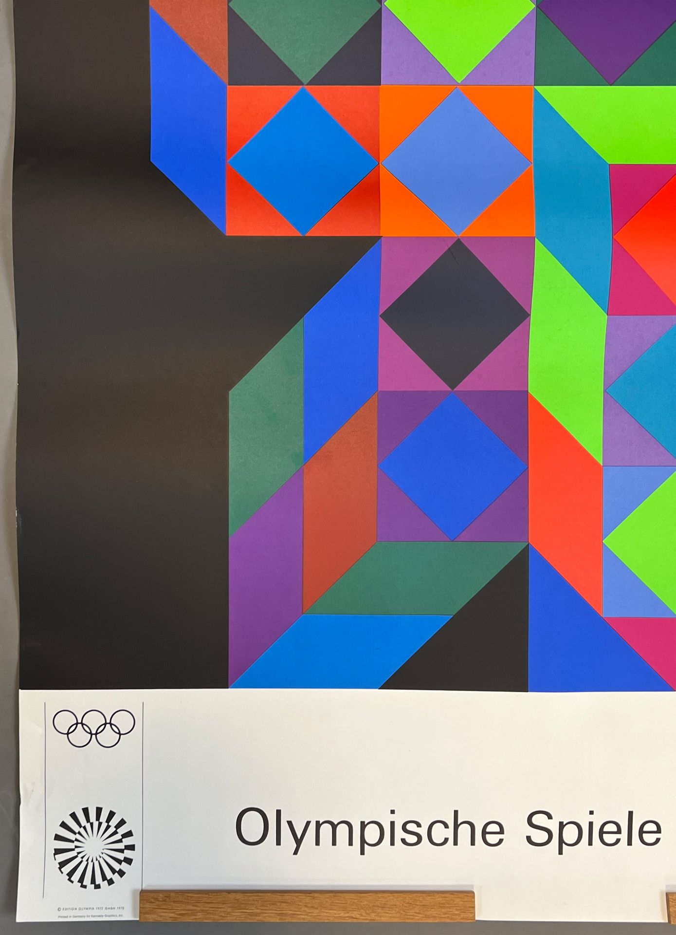 Victor VASARELY (1906 - 1997). Plakat Olympiade München 1972. - Bild 5 aus 12