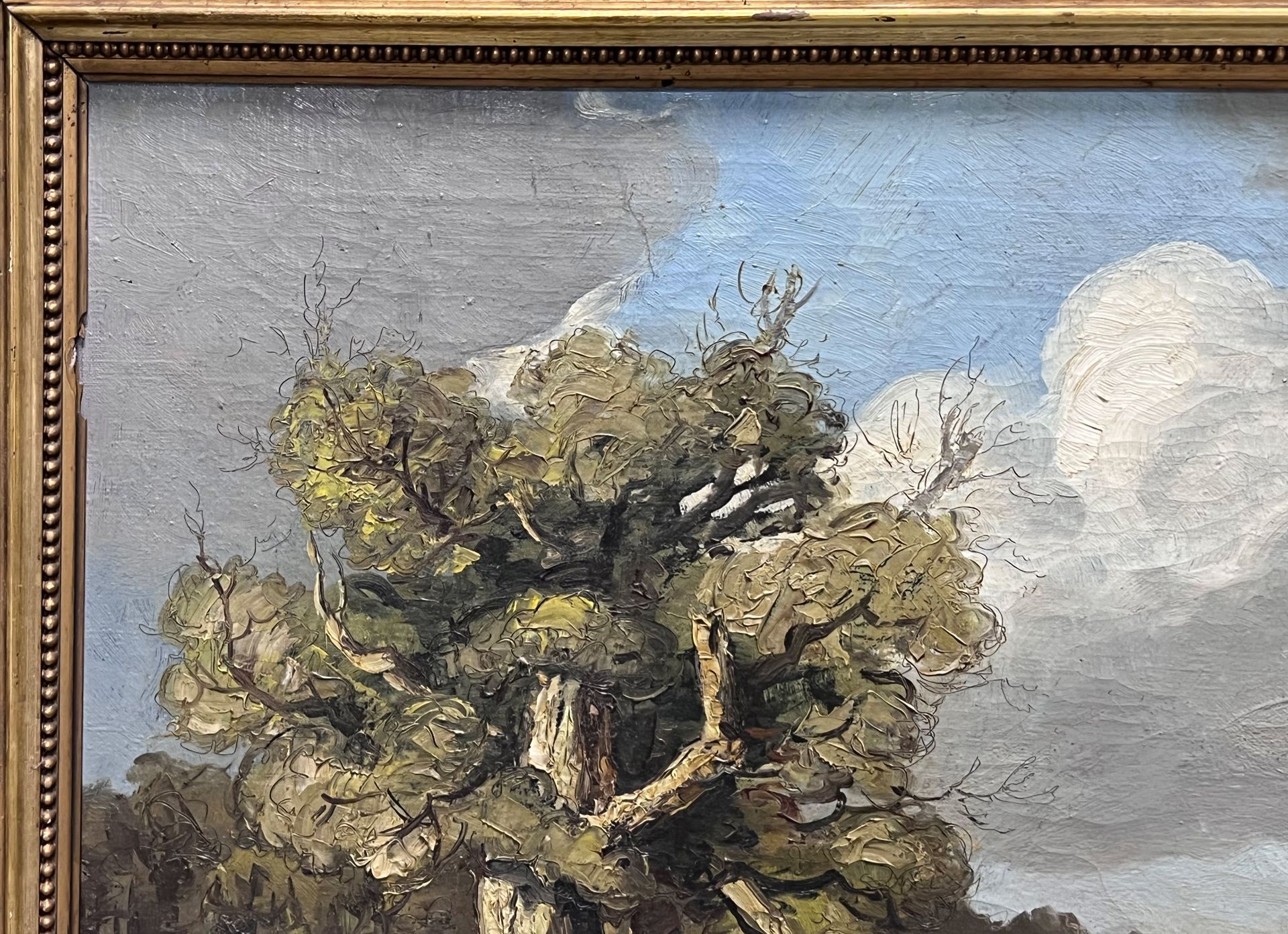 Carl WEBER (XIX). Landscape with trees and figural staffage. - Image 3 of 13
