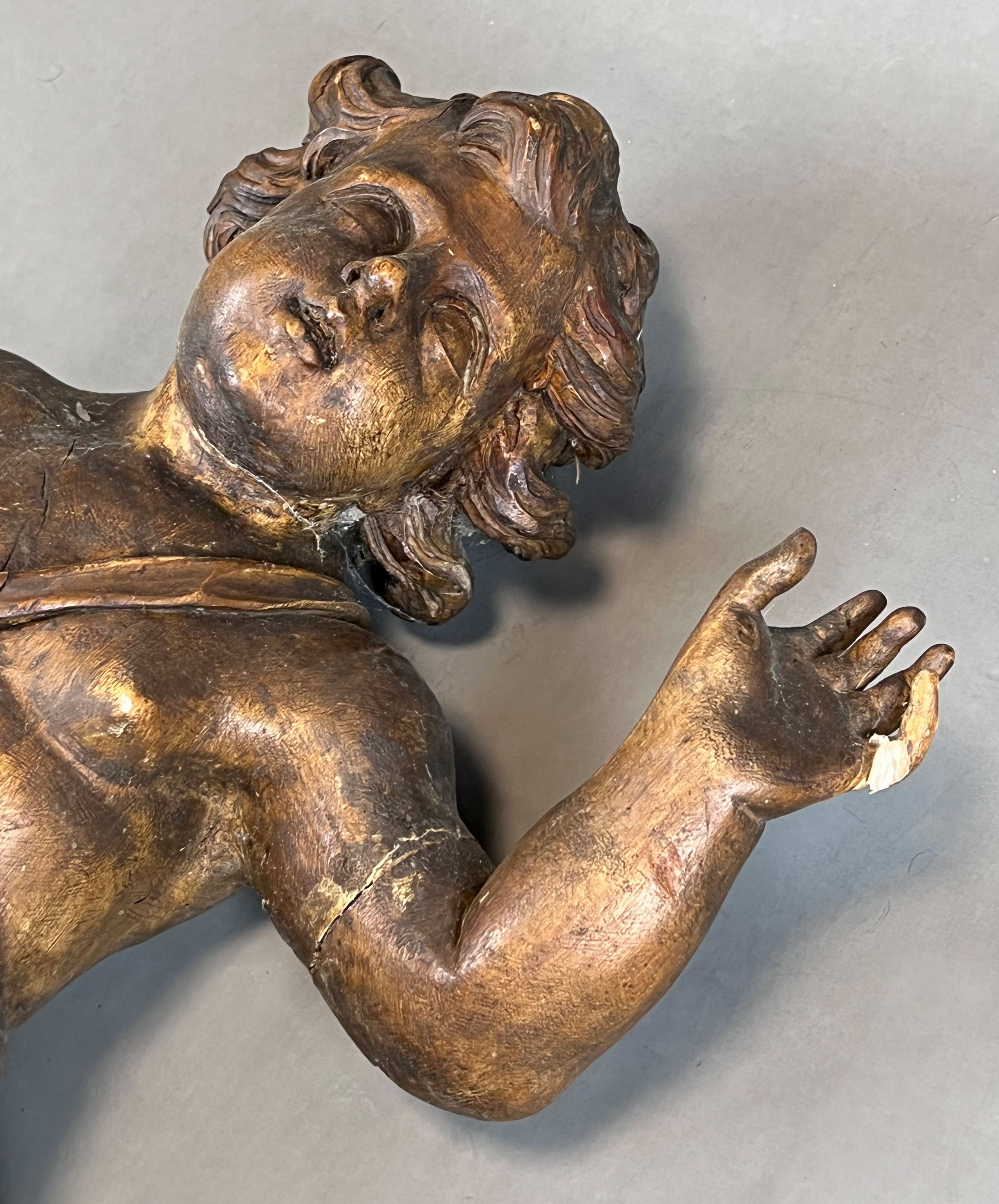 Baroque wooden putto. Early 18th century. Franconia. - Image 3 of 18