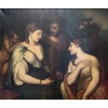 TIZIANO VECELLIO, gen. TIZIAN (1485 - 1576) Kopie nach. "Venus, Bacchus und Ceres."