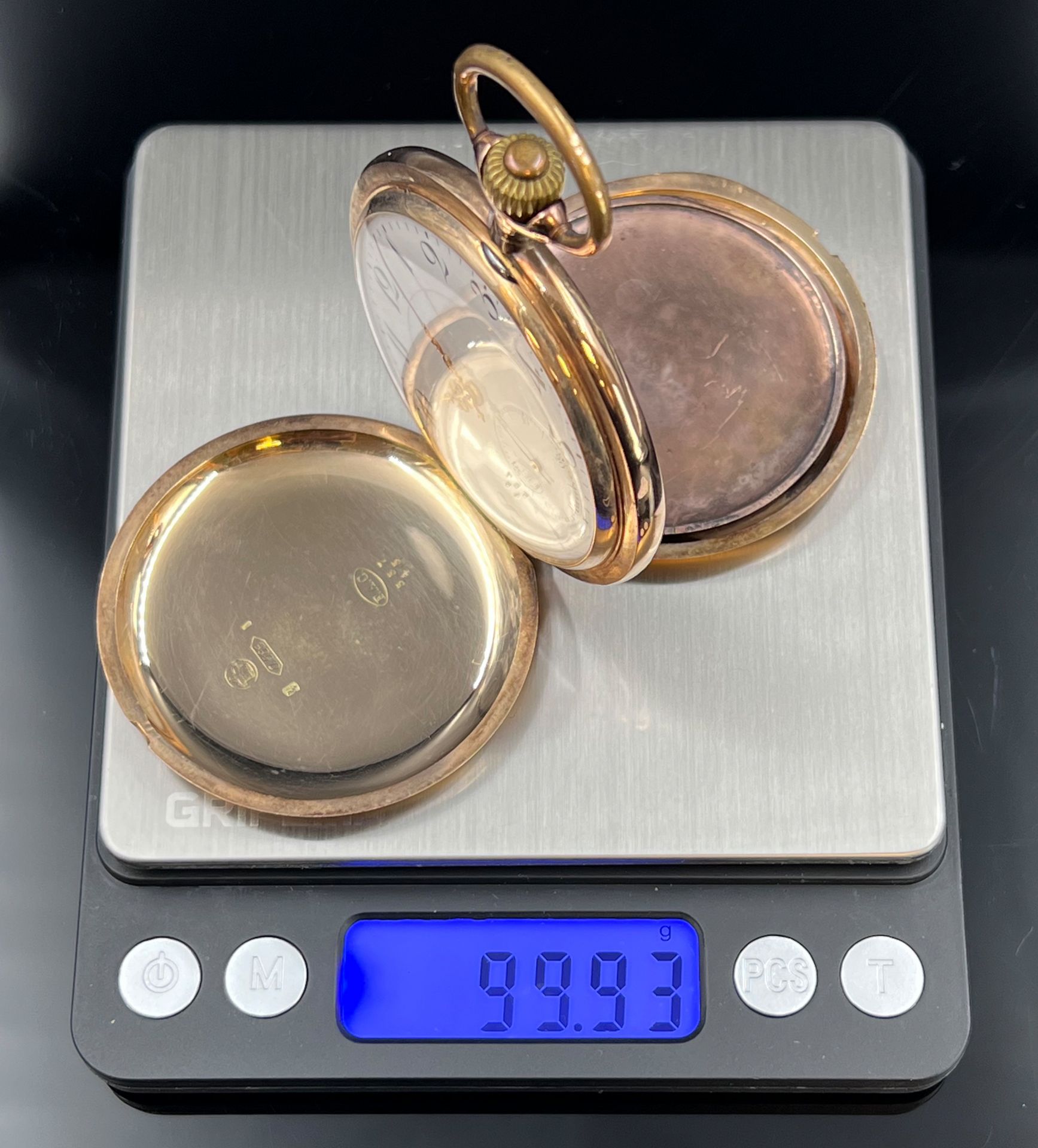 Herrentaschenuhr. 585 Gelbgold. Schweiz. - Bild 7 aus 8