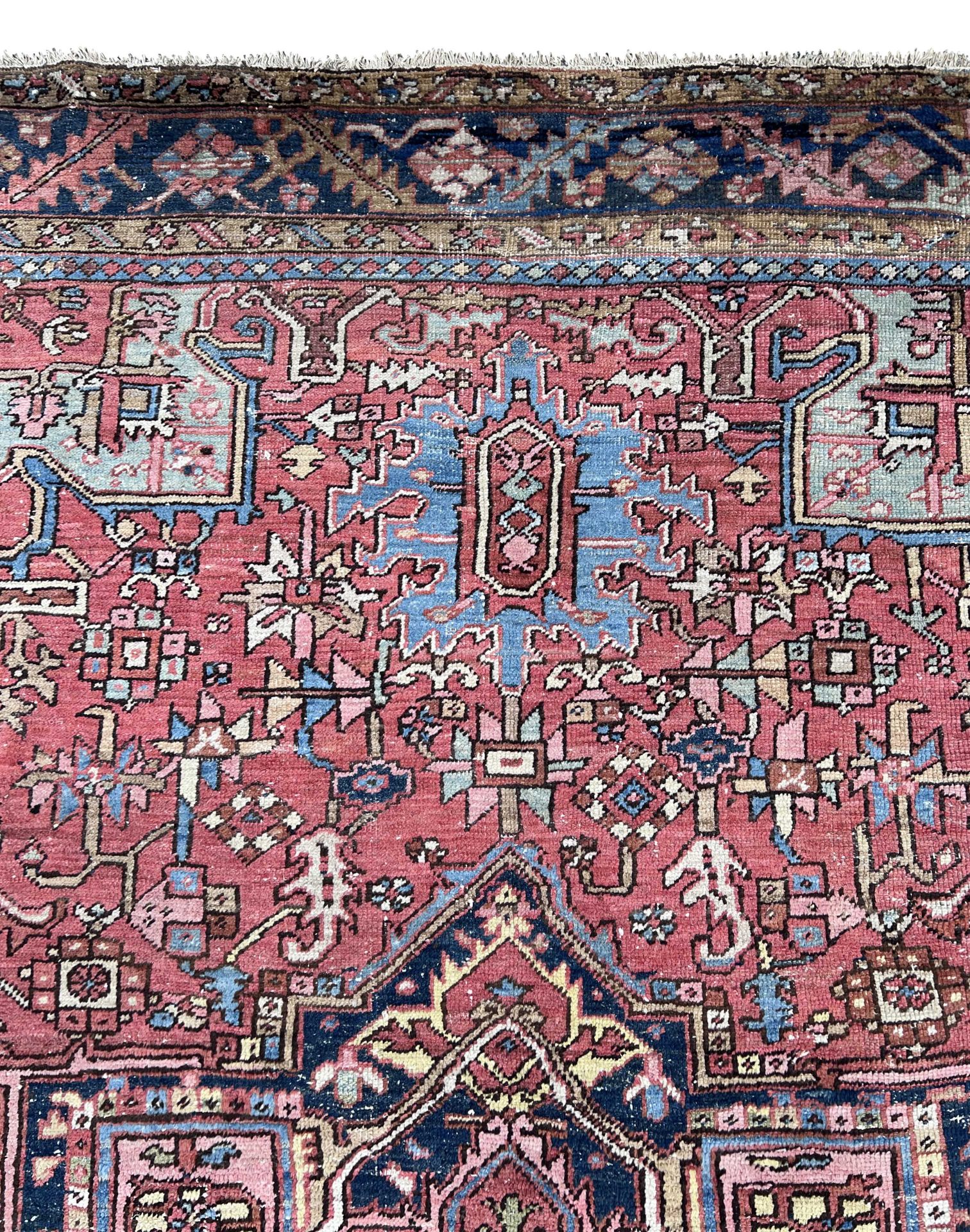 Heriz. Oriental carpet. Around 1900. - Image 3 of 17