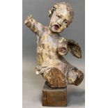 Baroque putto. Circa 1700. South Germany.