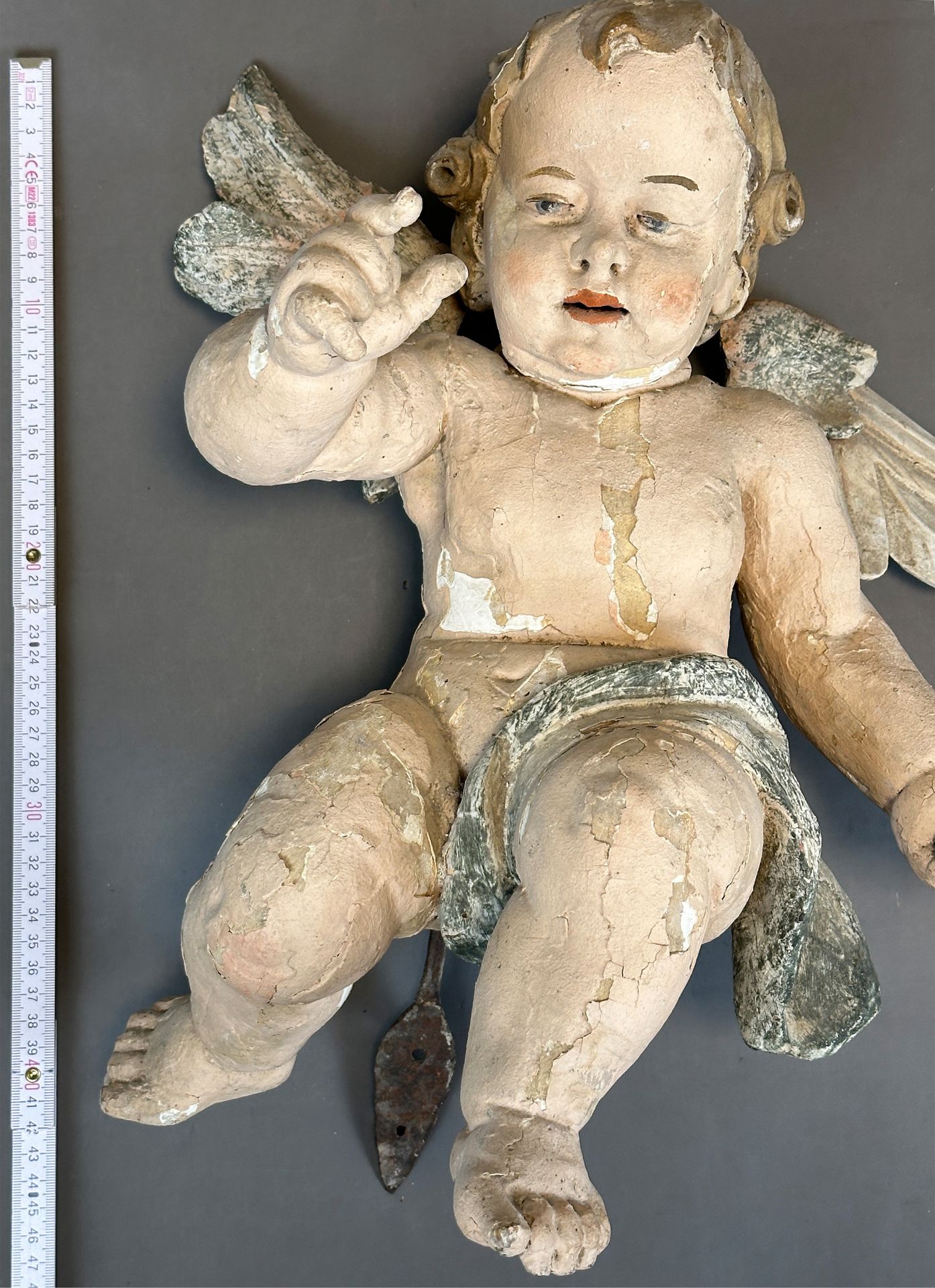 Two baroque putti. Wood. - Image 15 of 15