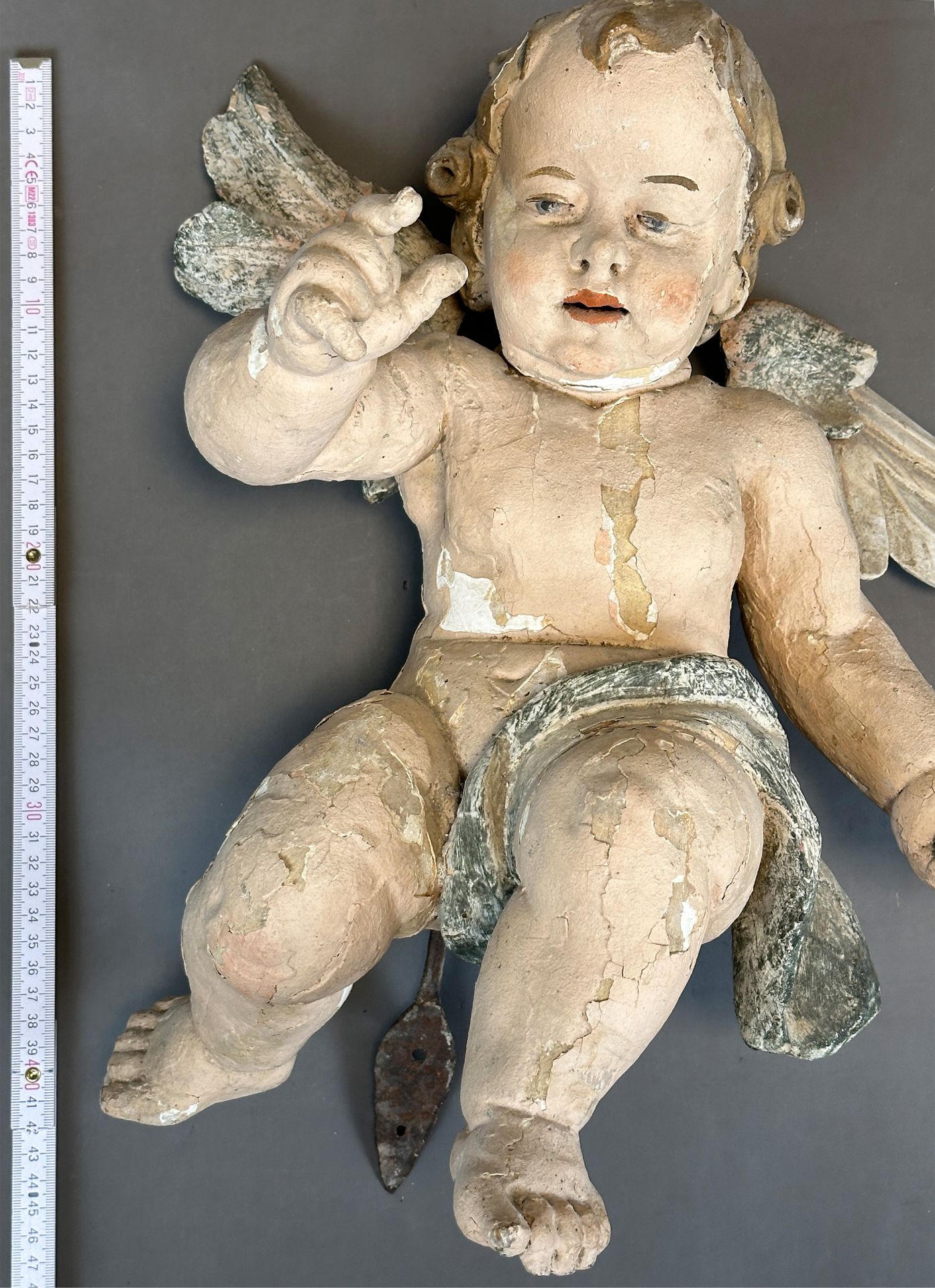 Zwei barocke Putti. Holz. - Bild 15 aus 15