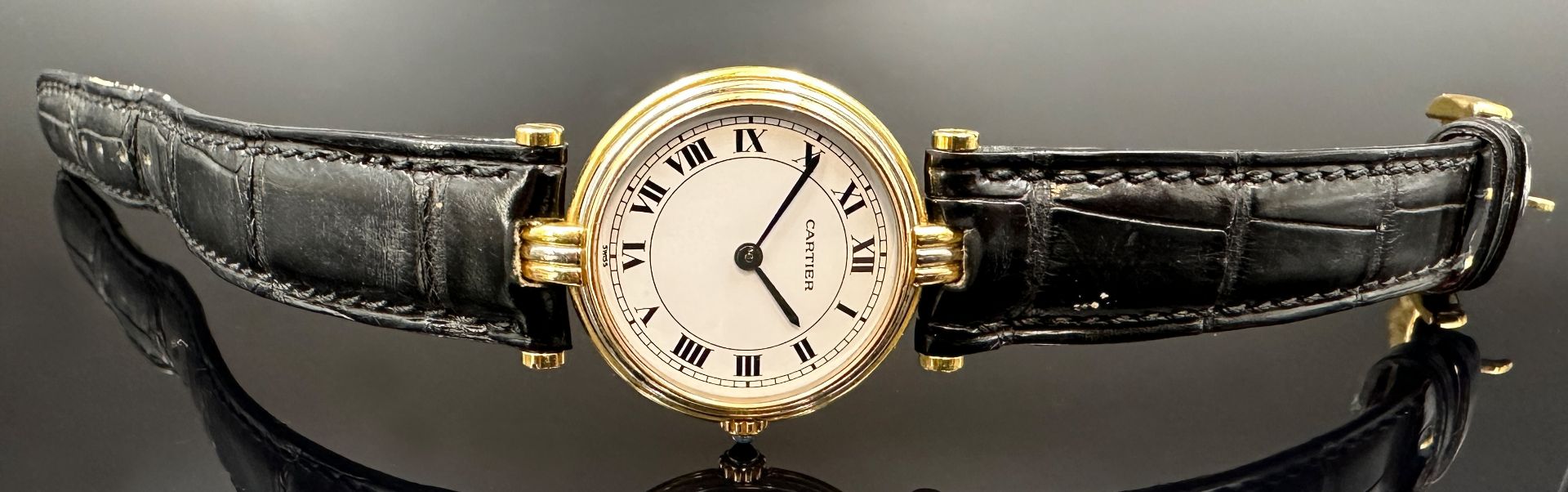 CARTIER Vendome Trintity. Ladies' wristwatch. 750 yellow gold. Quartz. Paris. - Image 4 of 9