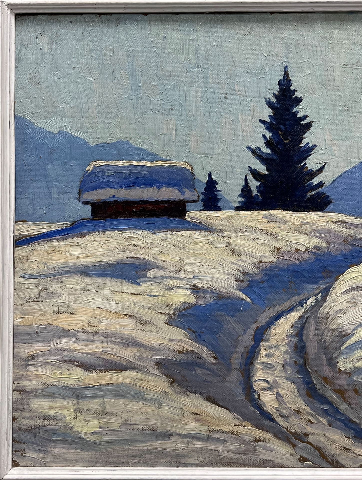 Elfriede JUNGK (1889 - 1954). Snowy mountain landscape. - Image 3 of 11