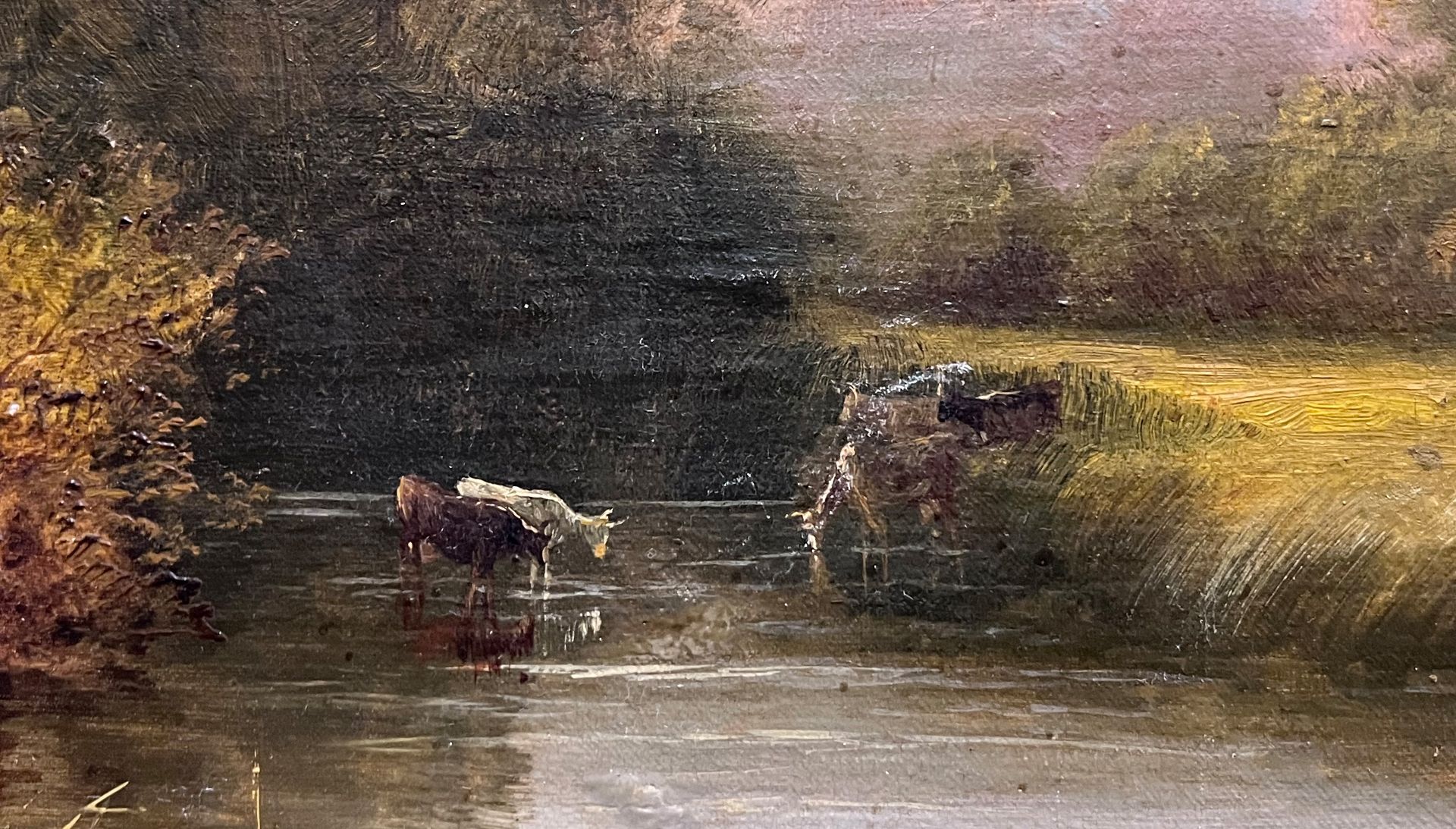James GARLAND (1846 - 1944). "On the Thames at Medenham". Datiert 1880. - Bild 8 aus 16