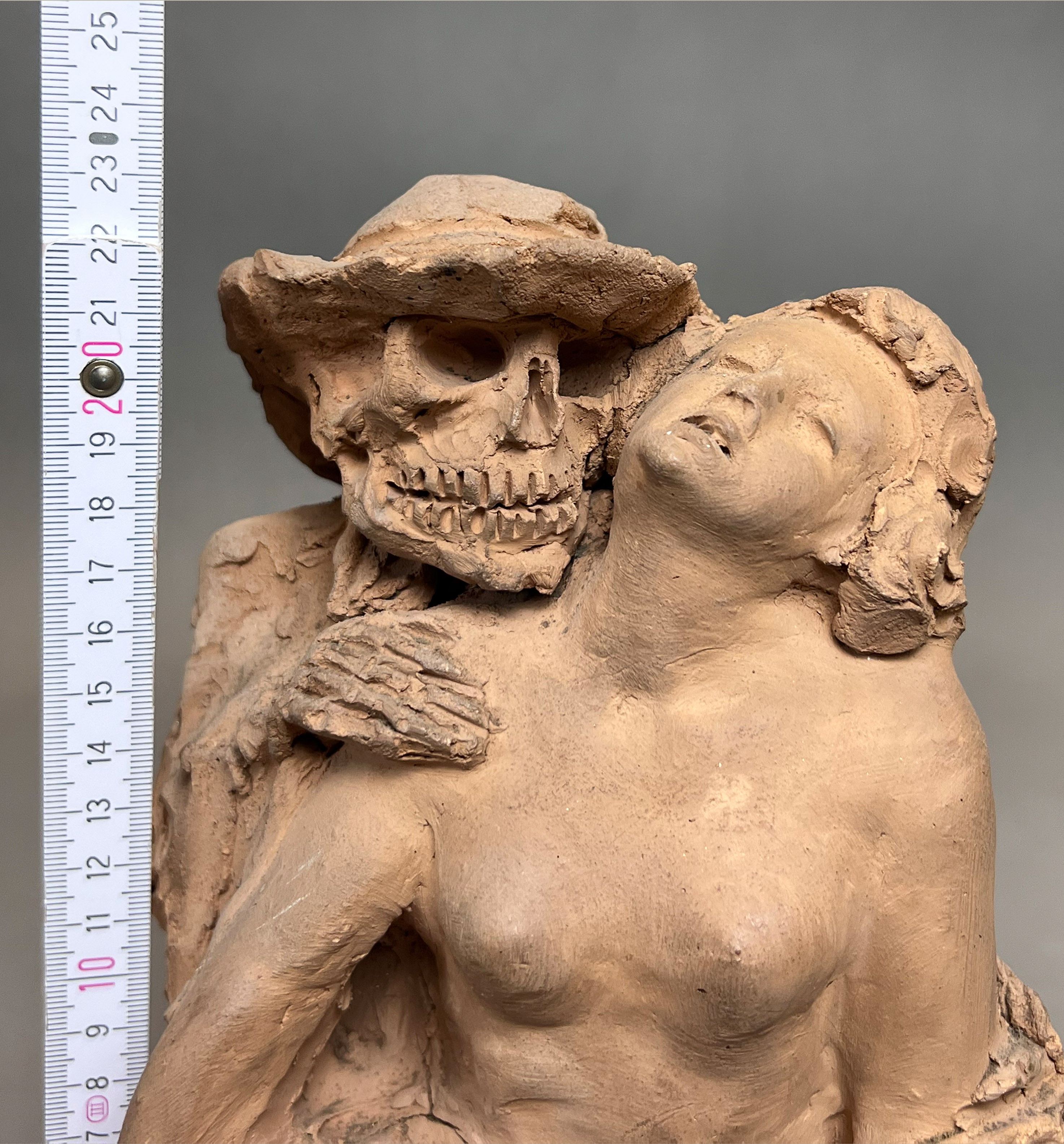 Bernhard SPITZMÜLLER (1892 - 1961). Terracotta figures. "Death and the girl". - Image 9 of 9