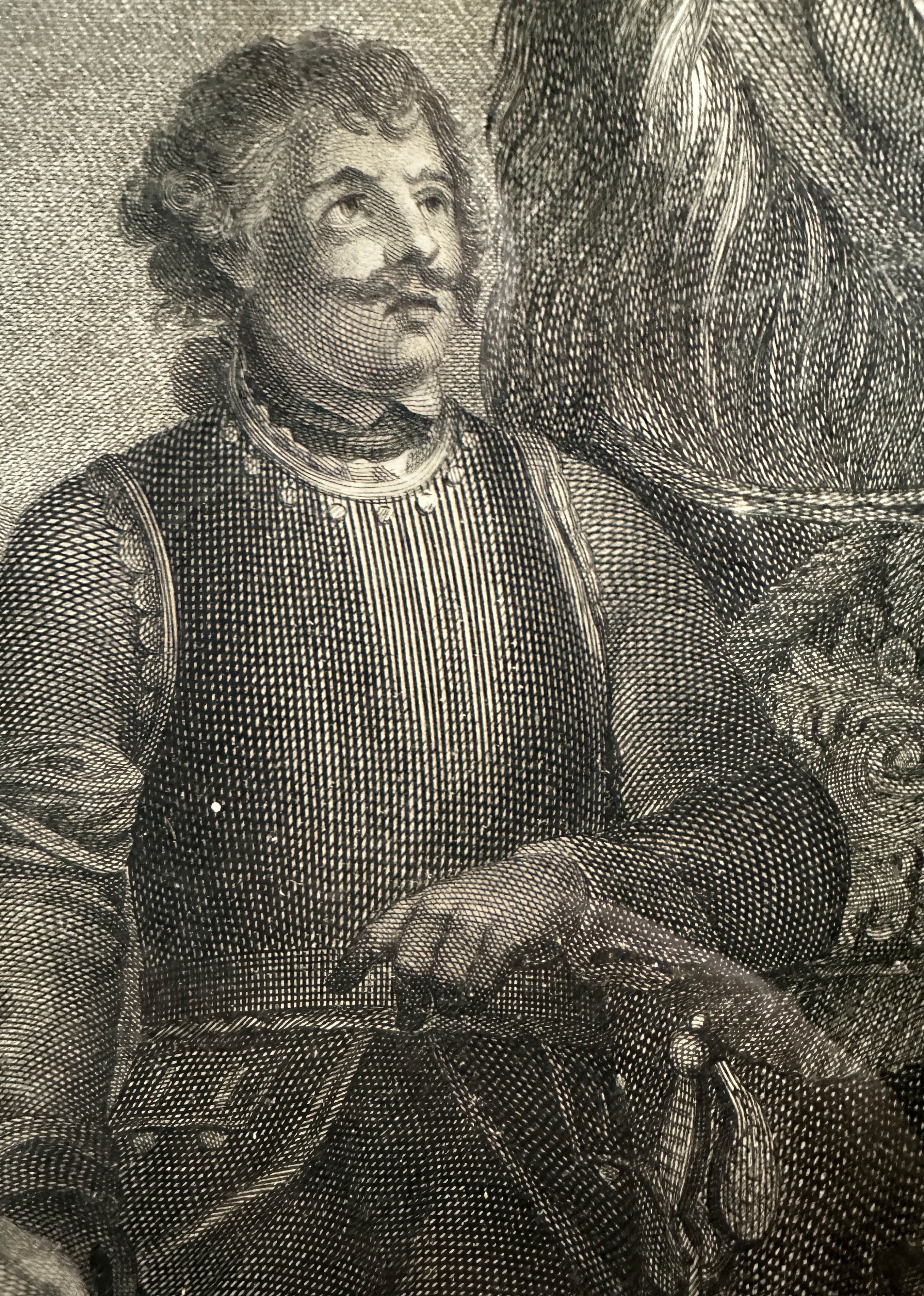 "Frederick II after the Battle of Lowositz". Copper engraving. - Image 10 of 12