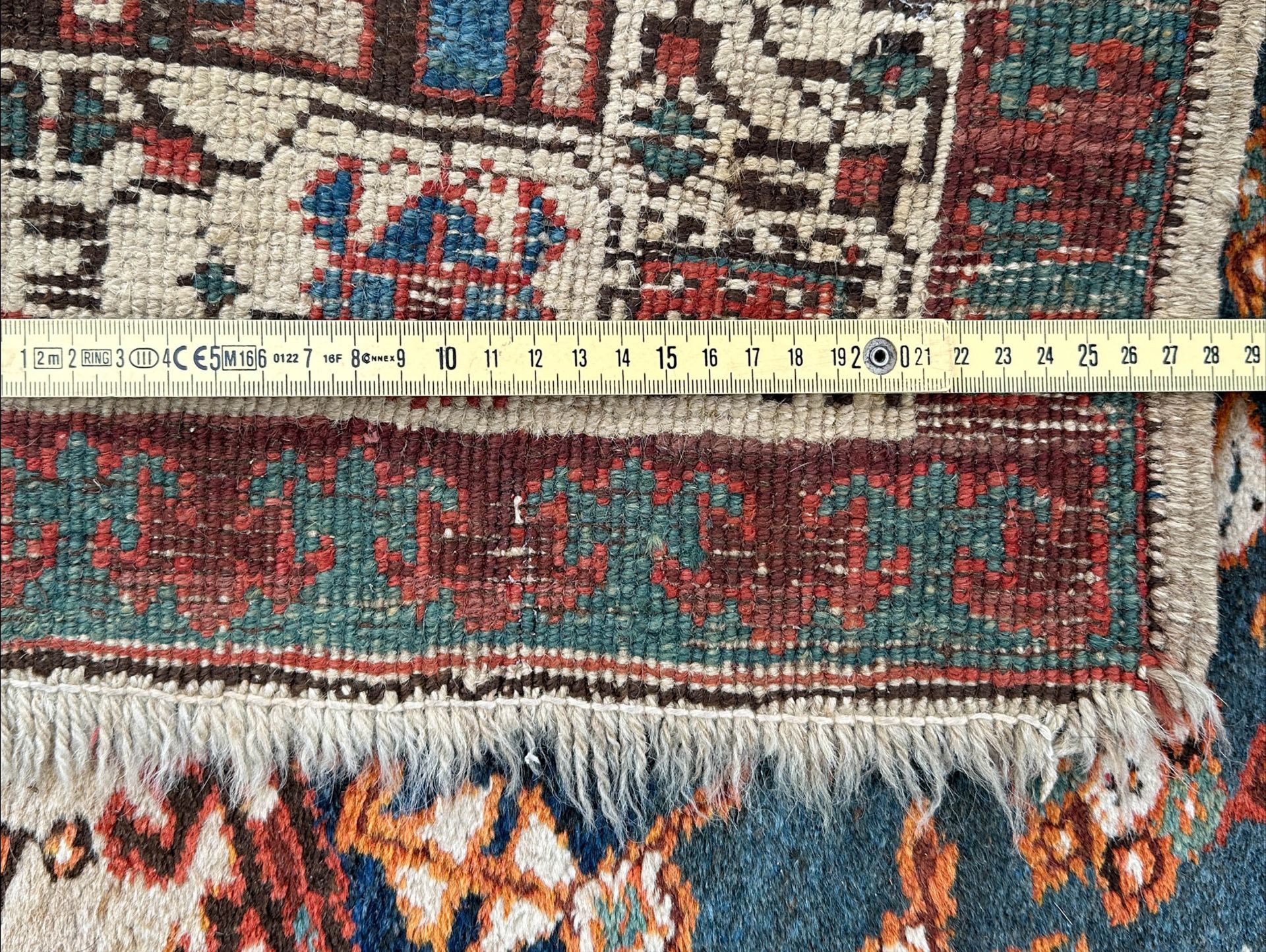 Sarab. oriental carpet. Circa 1900, signed and dated. - Image 10 of 10