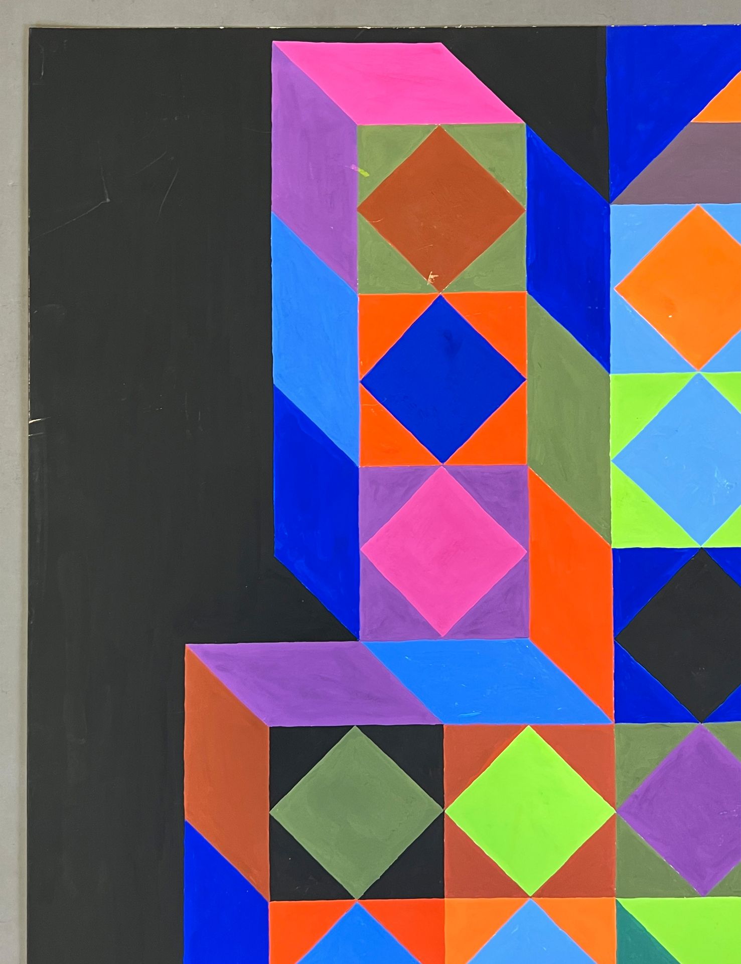 Victor VASARELY (1906 - 1997) zugeschrieben. "Composition". 1972. - Bild 3 aus 13