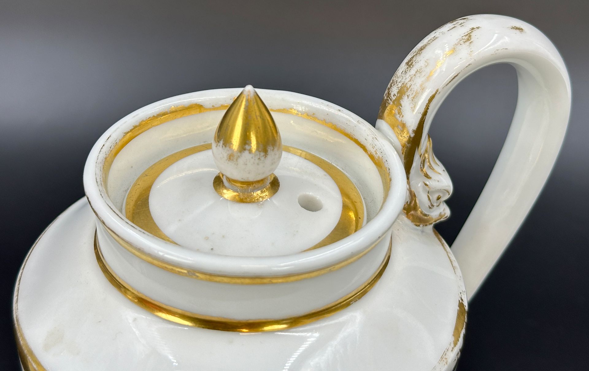 Coffee pot. MEISSEN. 1st choice. - Image 8 of 10
