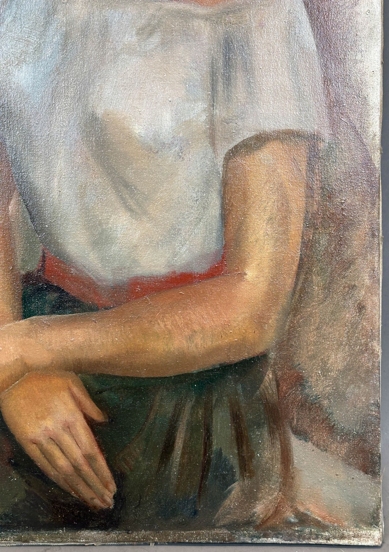 Leon KROLL (1884 - 1974) aus dem Umkreis. Frauenportrait. - Bild 6 aus 10