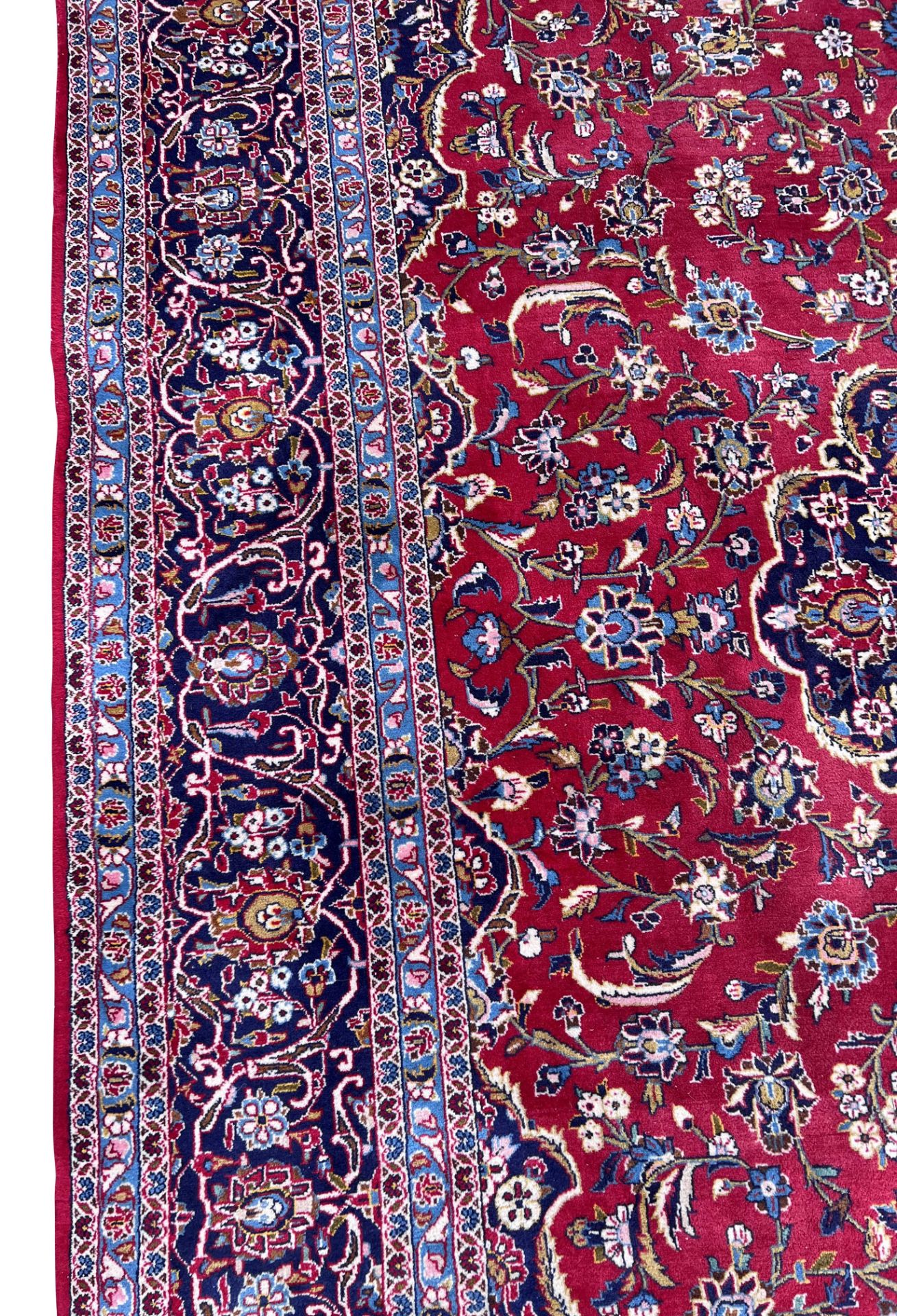 Large Keshan. Oriental carpet. Circa 1950. - Image 5 of 17