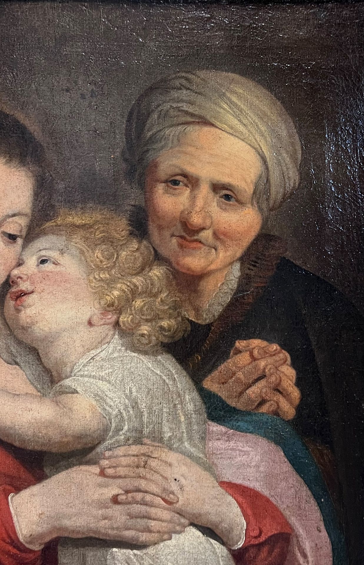 Peter Paul Rubens (1577 - 1640) Kopie nach. "Die heilige Familie mit der heiligen Anna". - Bild 4 aus 19