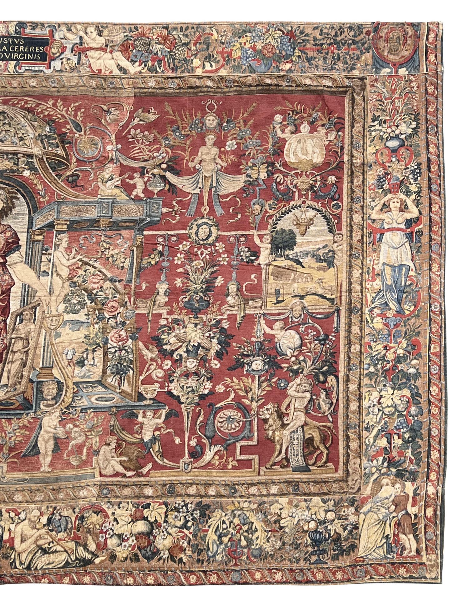 Textiler Wandteppich im französischen Stil. 20. Jahrhundert. - Bild 4 aus 17