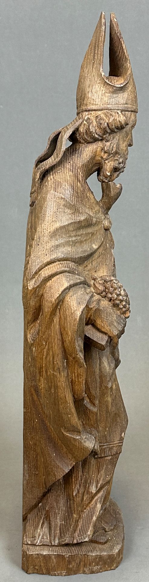 Florian SENONER (XX). Wooden figure. St Urban. Around 1900. Germany. - Image 4 of 9