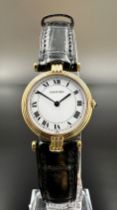 CARTIER Vendome Trintity. Damenarmbanduhr. 750 Gelbgold. Quarz. Paris.