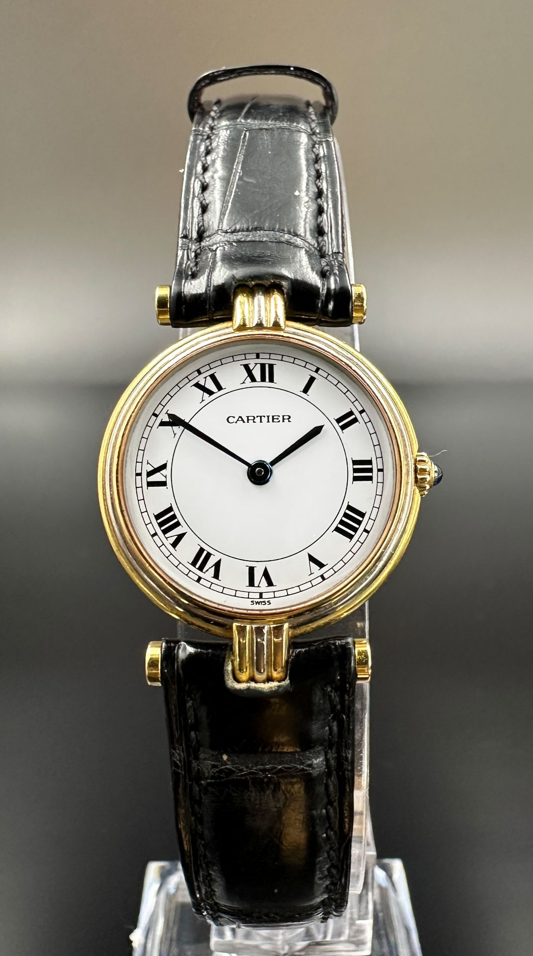 CARTIER Vendome Trintity. Ladies' wristwatch. 750 yellow gold. Quartz. Paris.