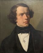 Josef BERNERT (XIX) zugeschrieben. Selbstbildnis.